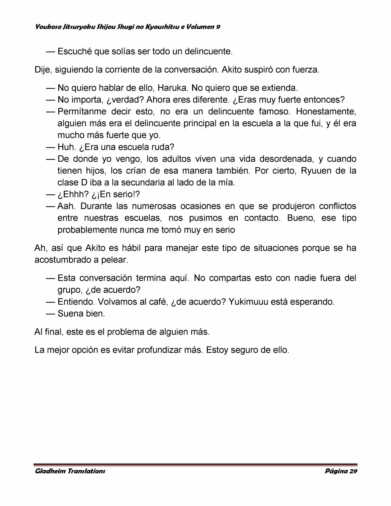 Página 29 del Manga