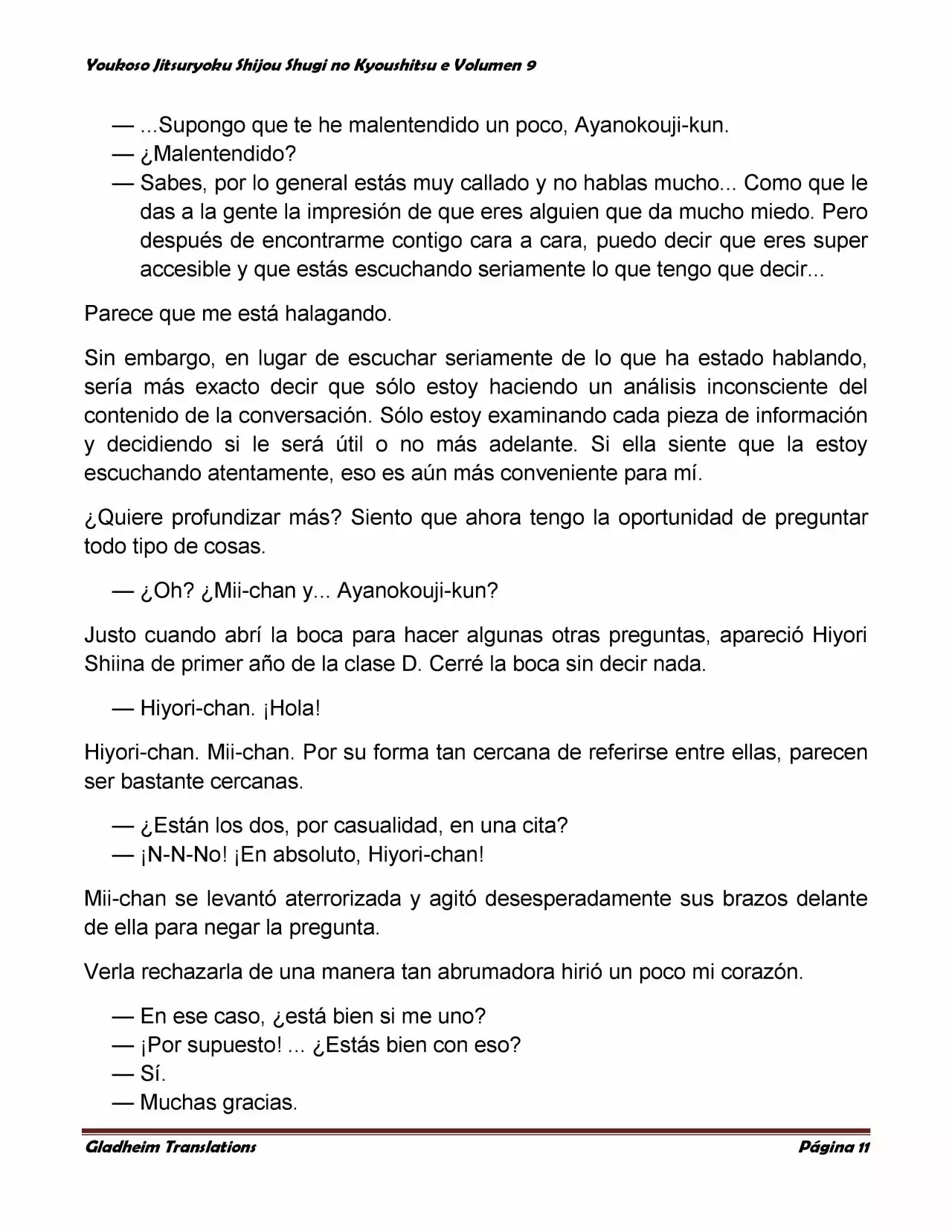 Página 11 del Manga