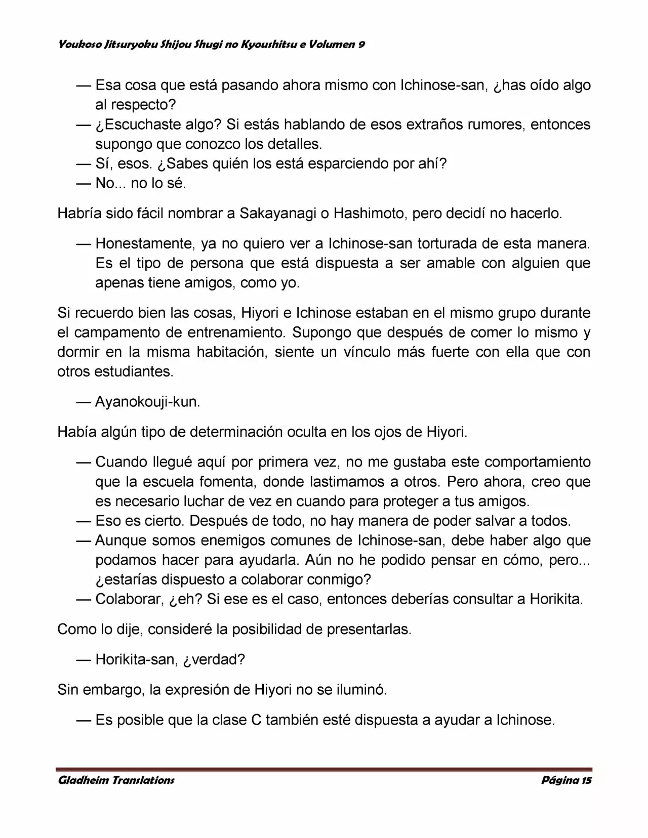 Página 15 del Manga