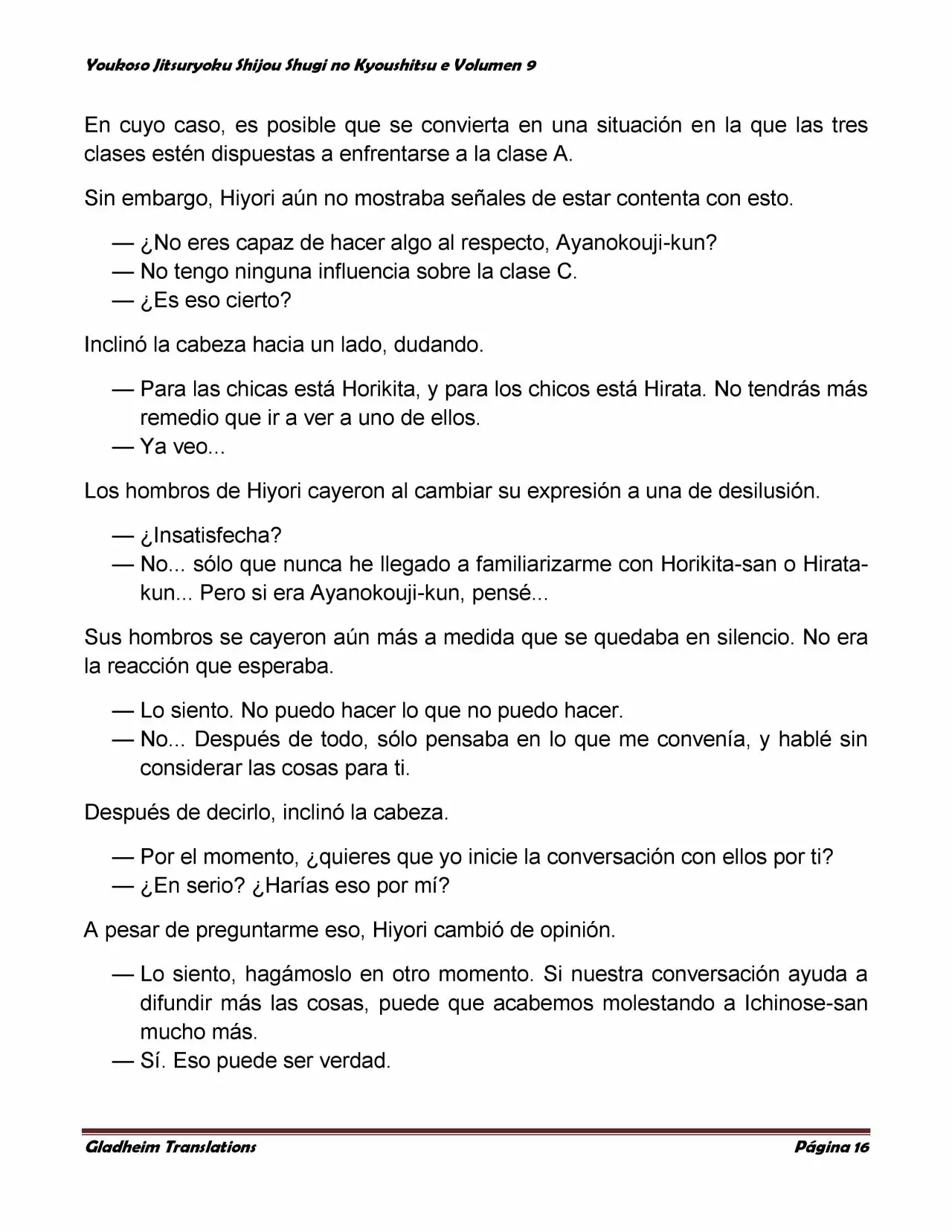 Página 16 del Manga