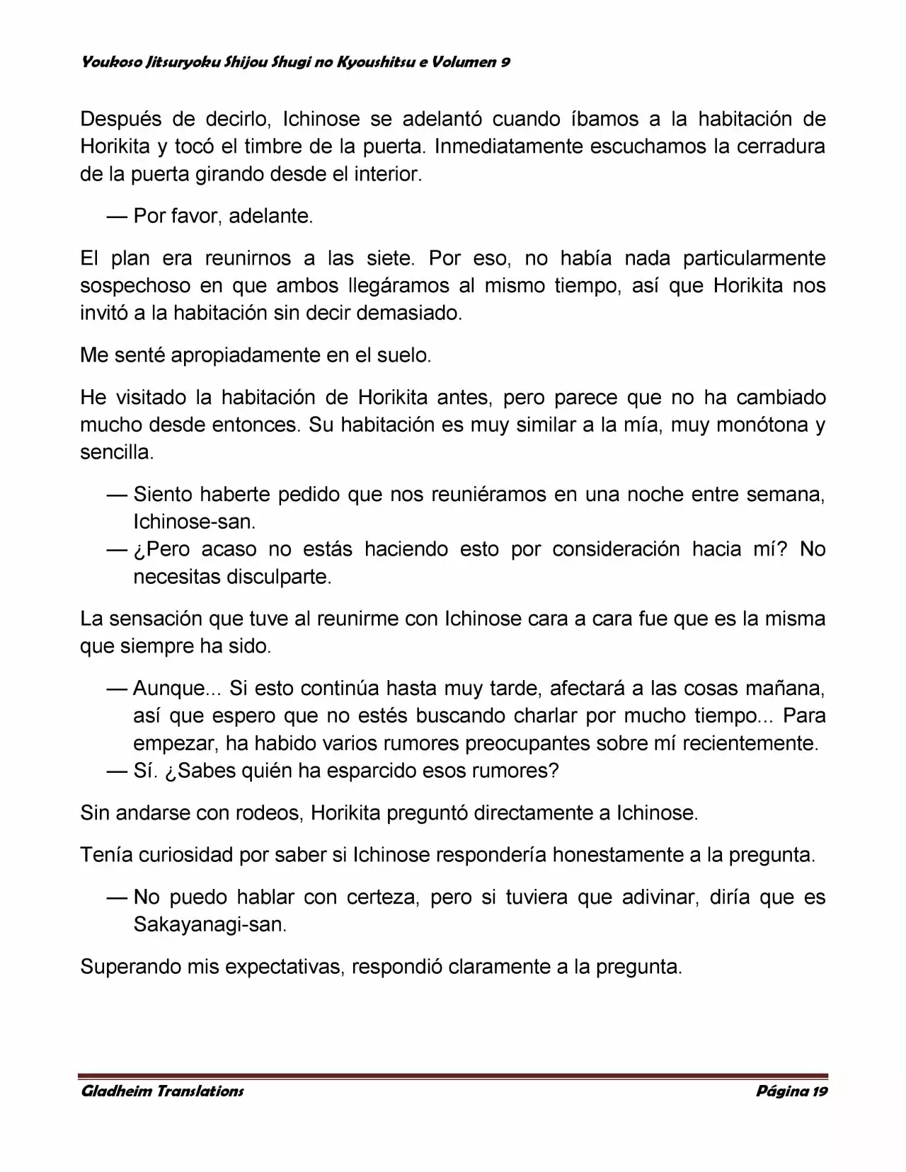 Página 19 del Manga