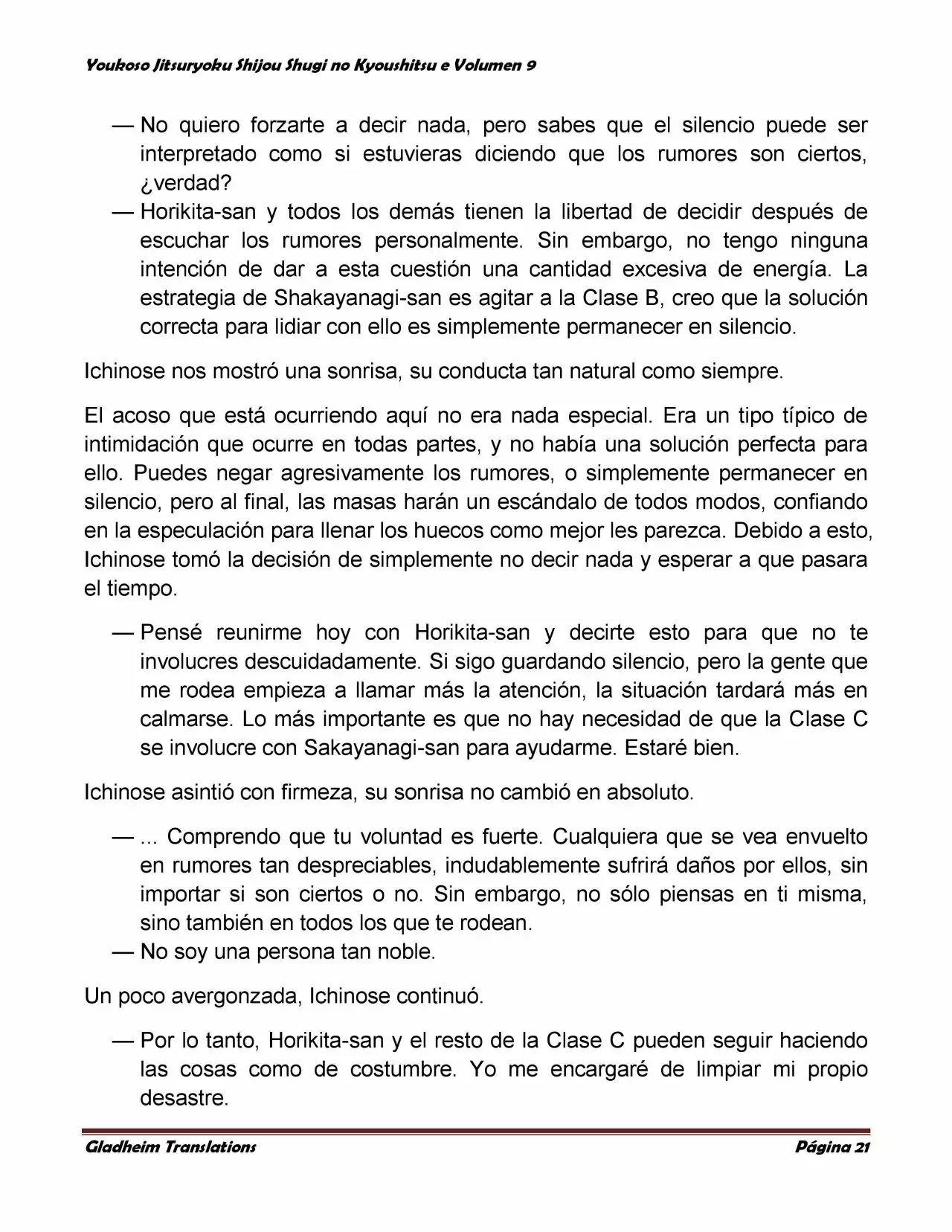 Página 21 del Manga