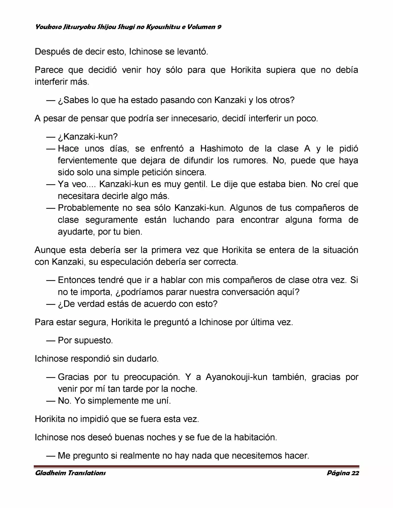 Página 22 del Manga