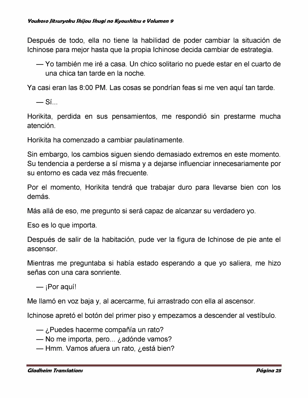 Página 25 del Manga