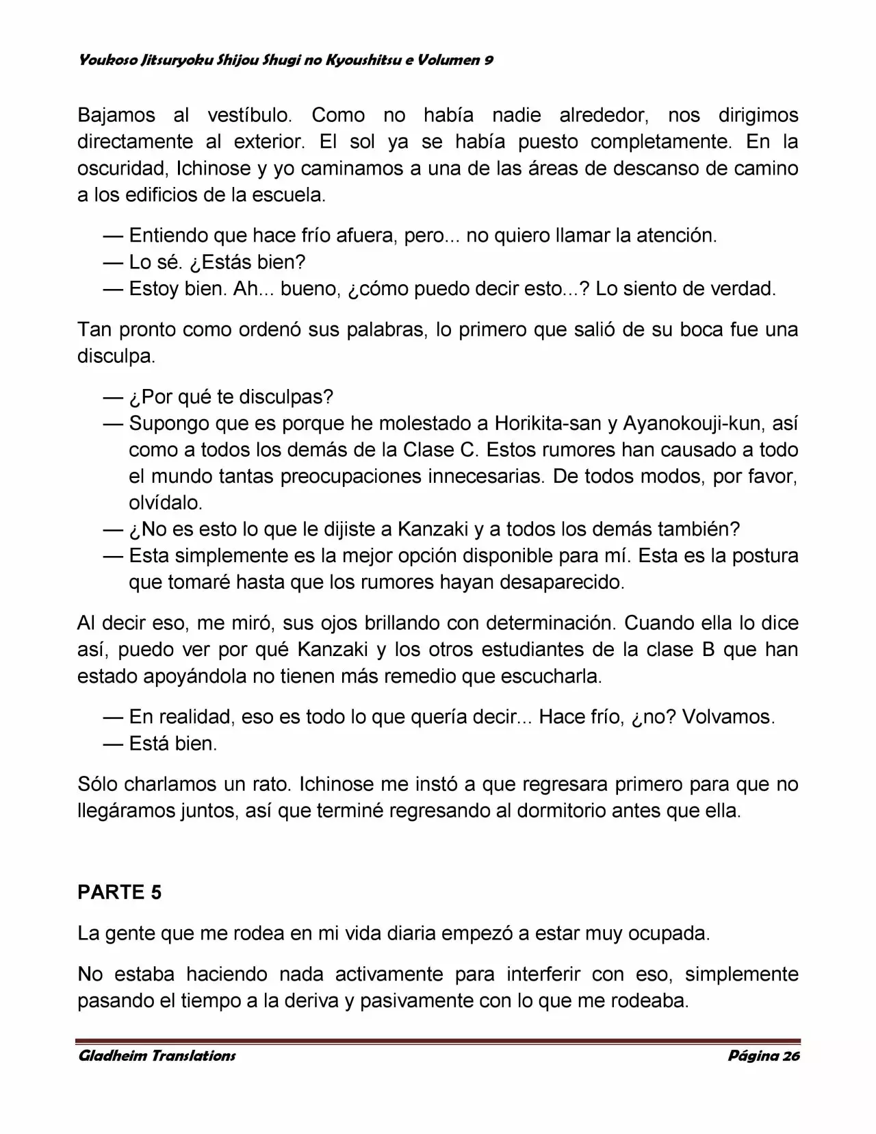 Página 26 del Manga