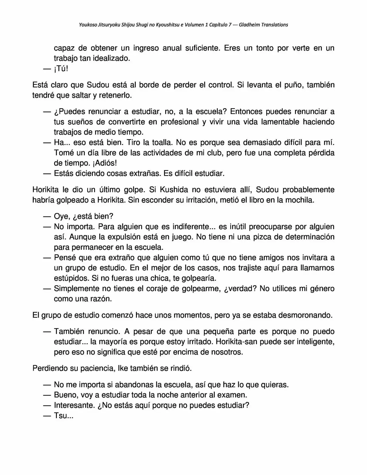 Página 23 del Manga