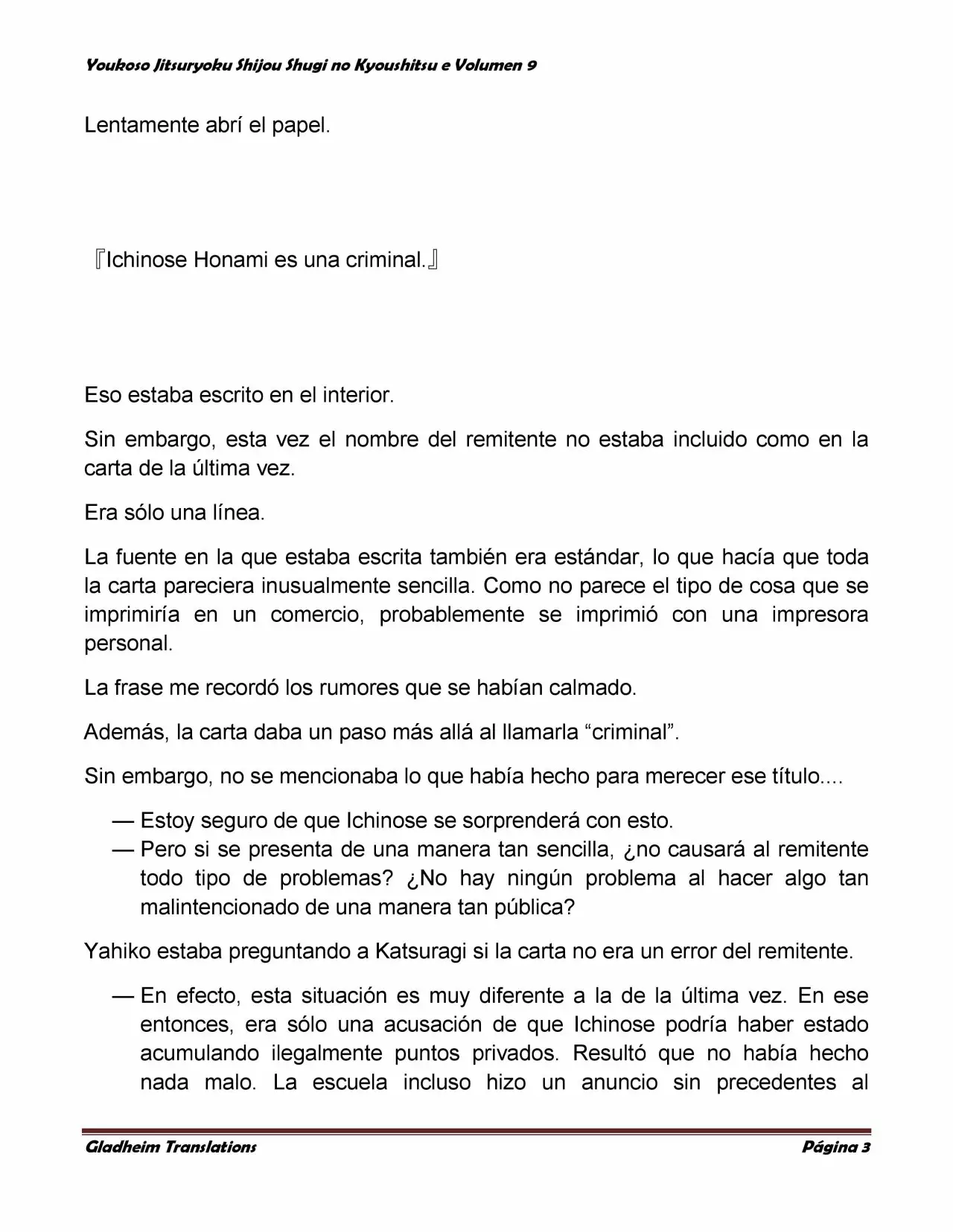 Página 3 del Manga