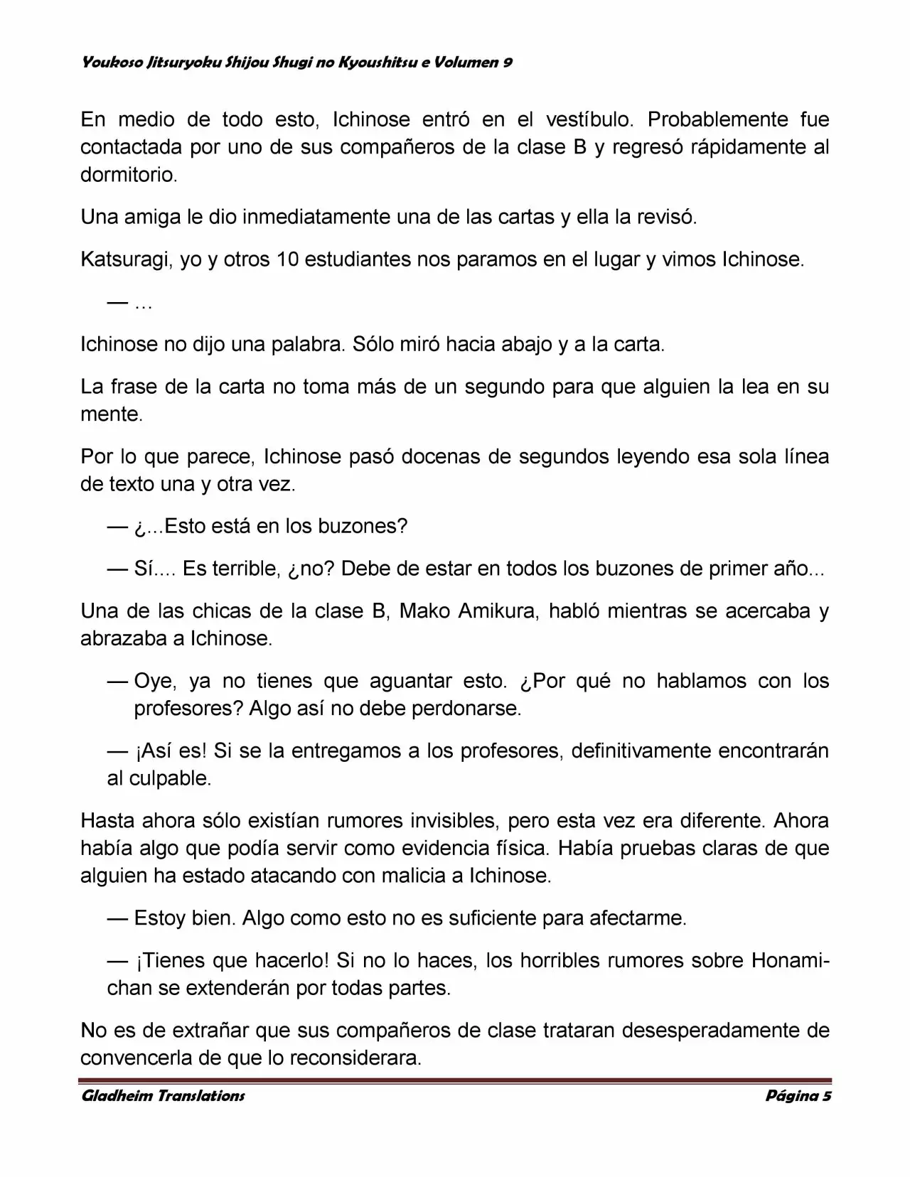 Página 5 del Manga