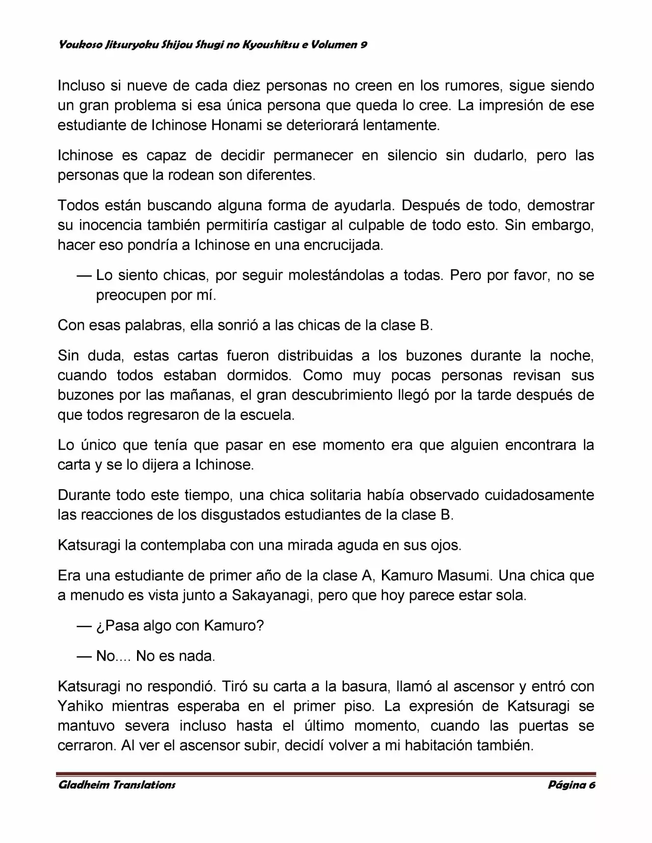 Página 6 del Manga