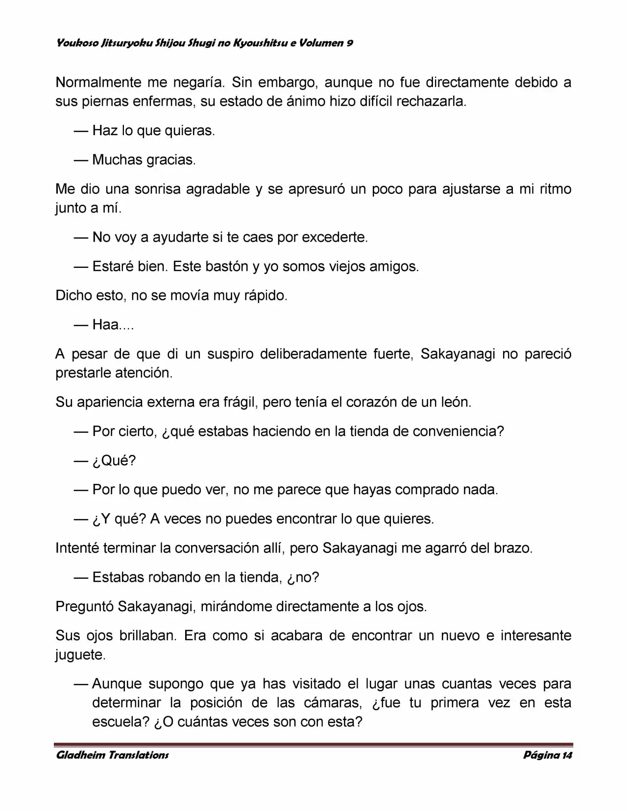 Página 14 del Manga