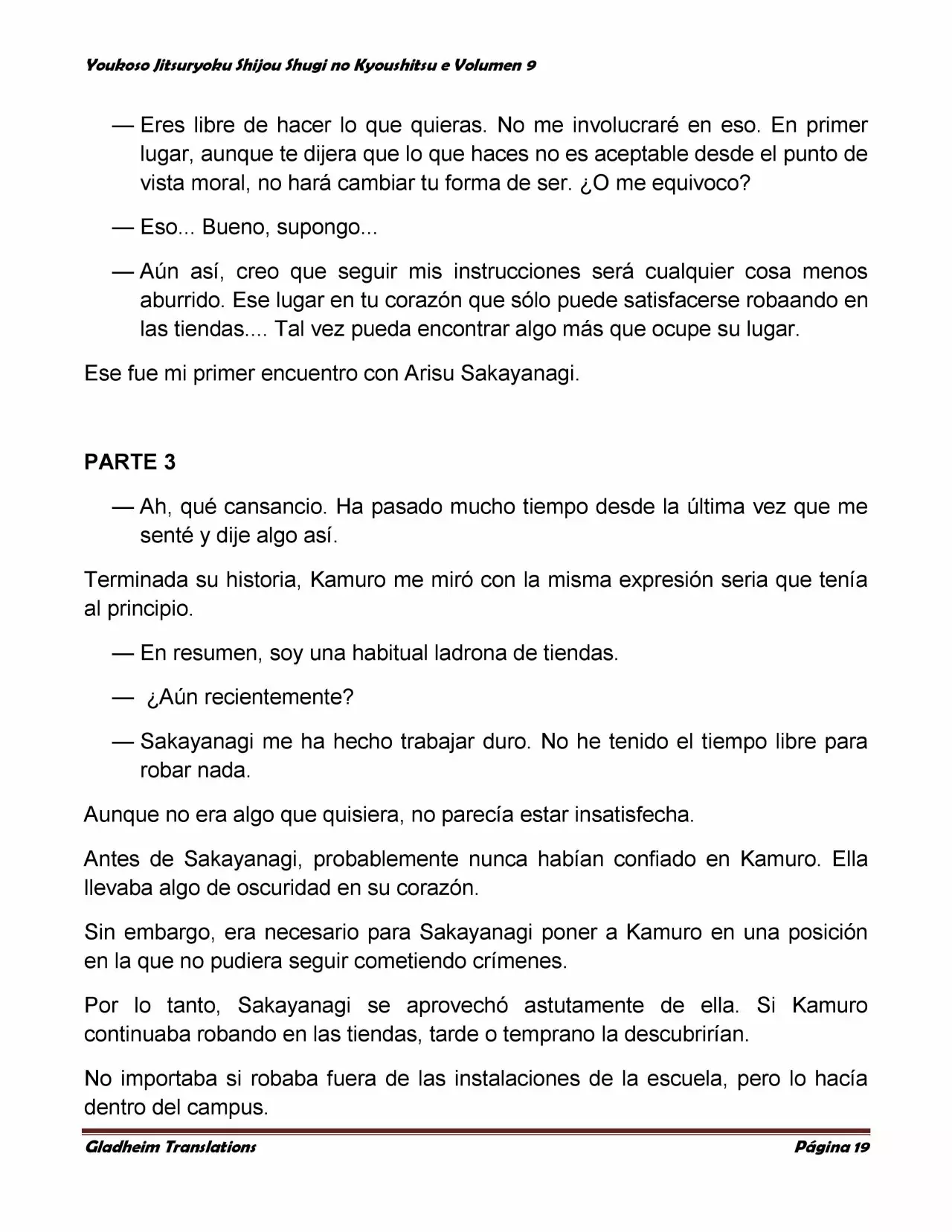 Página 19 del Manga