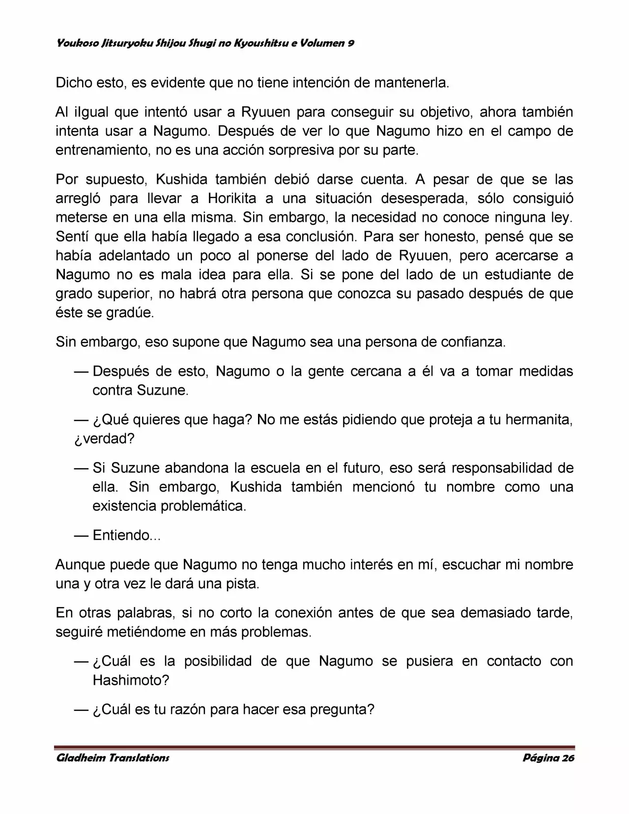 Página 26 del Manga