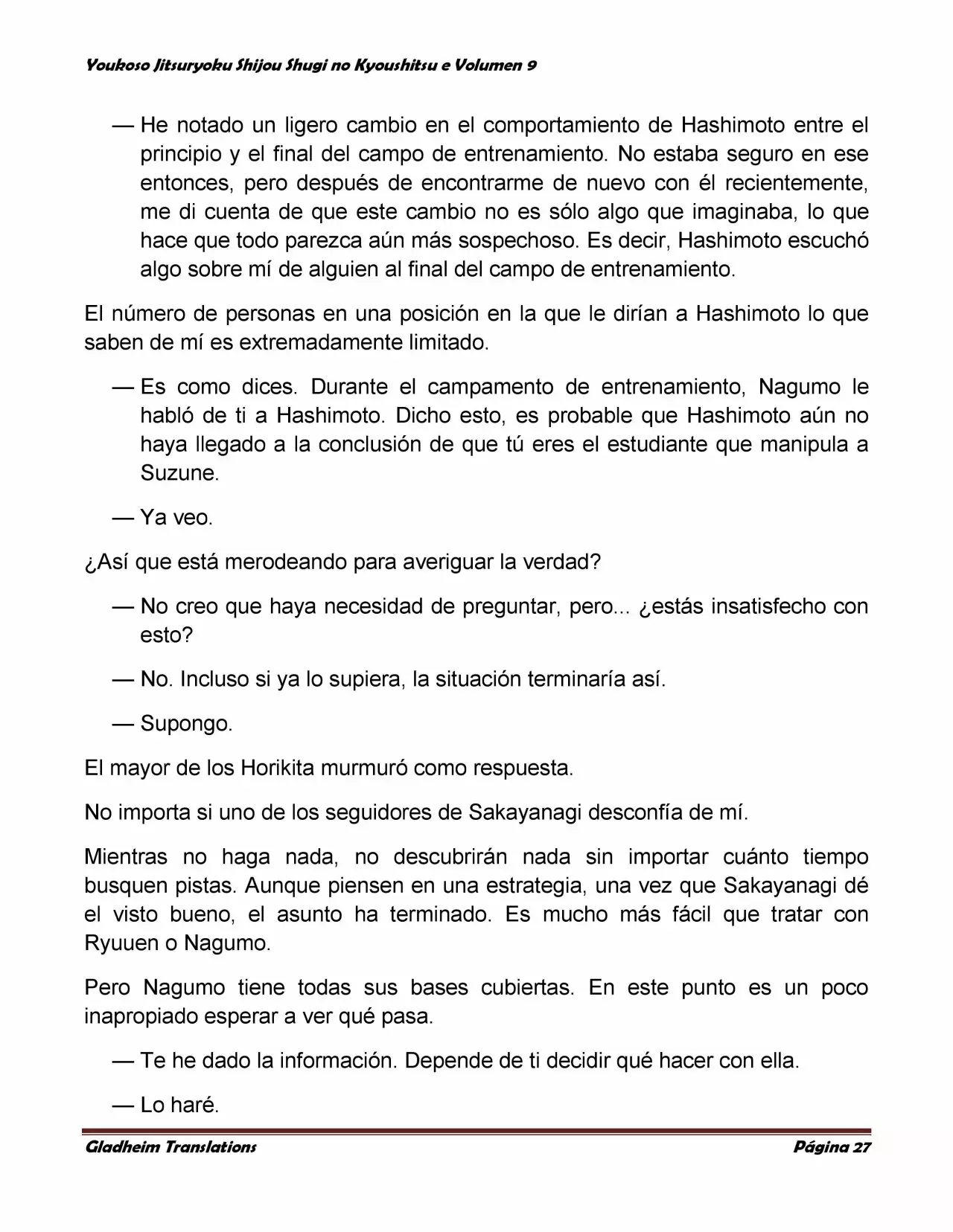 Página 27 del Manga