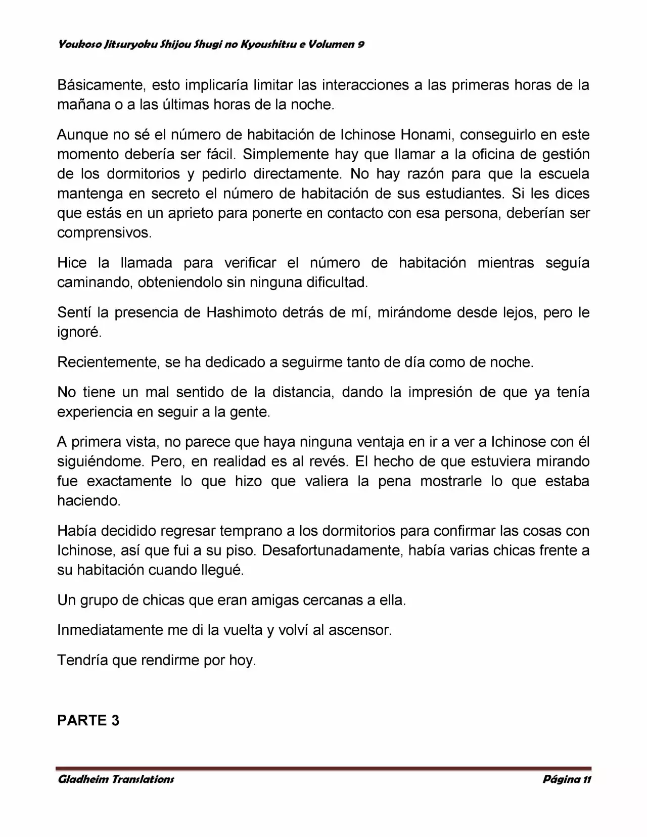 Página 11 del Manga