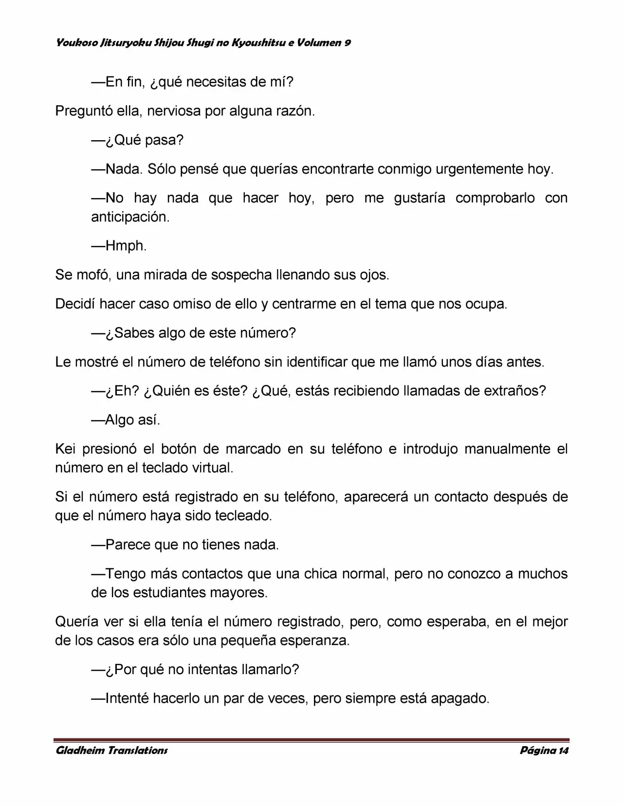 Página 14 del Manga