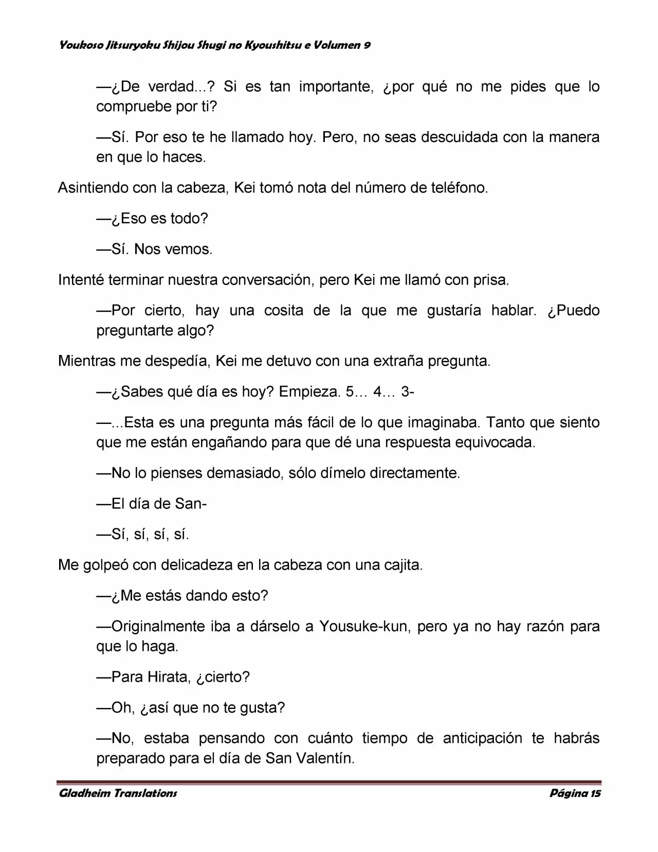 Página 15 del Manga