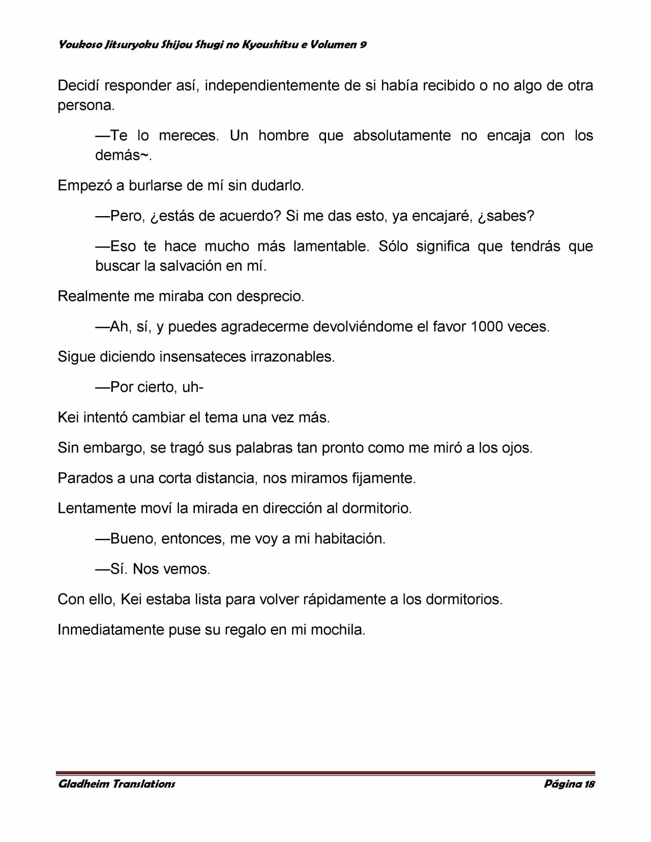 Página 18 del Manga