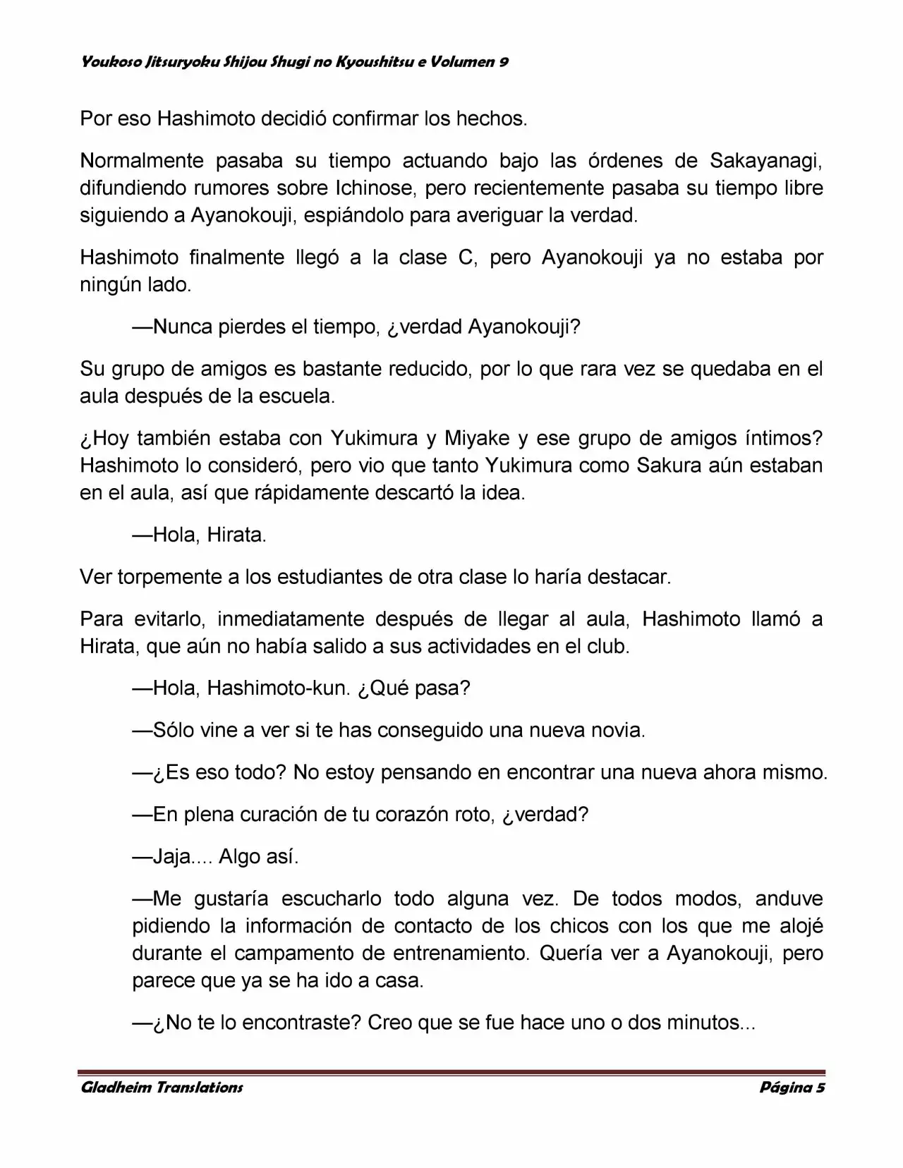 Página 5 del Manga