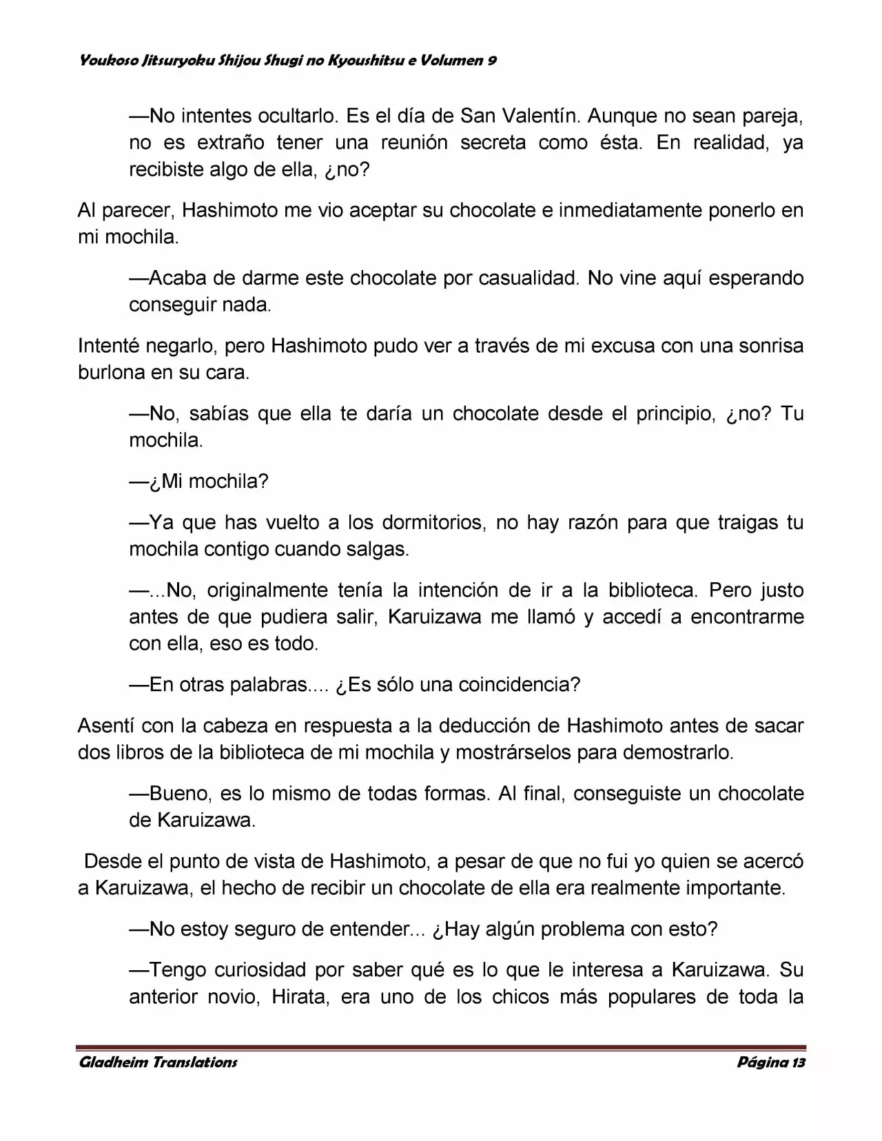 Página 13 del Manga
