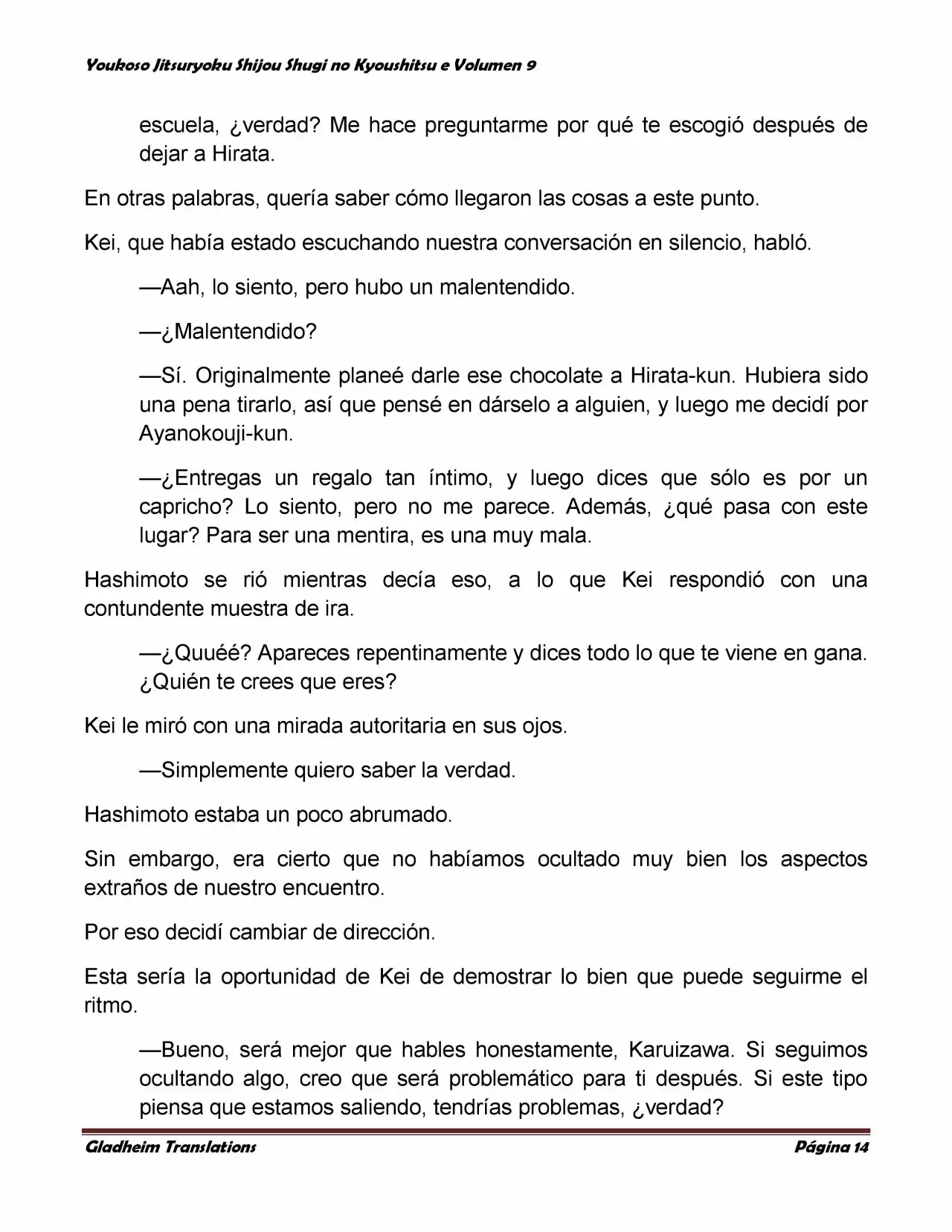 Página 14 del Manga