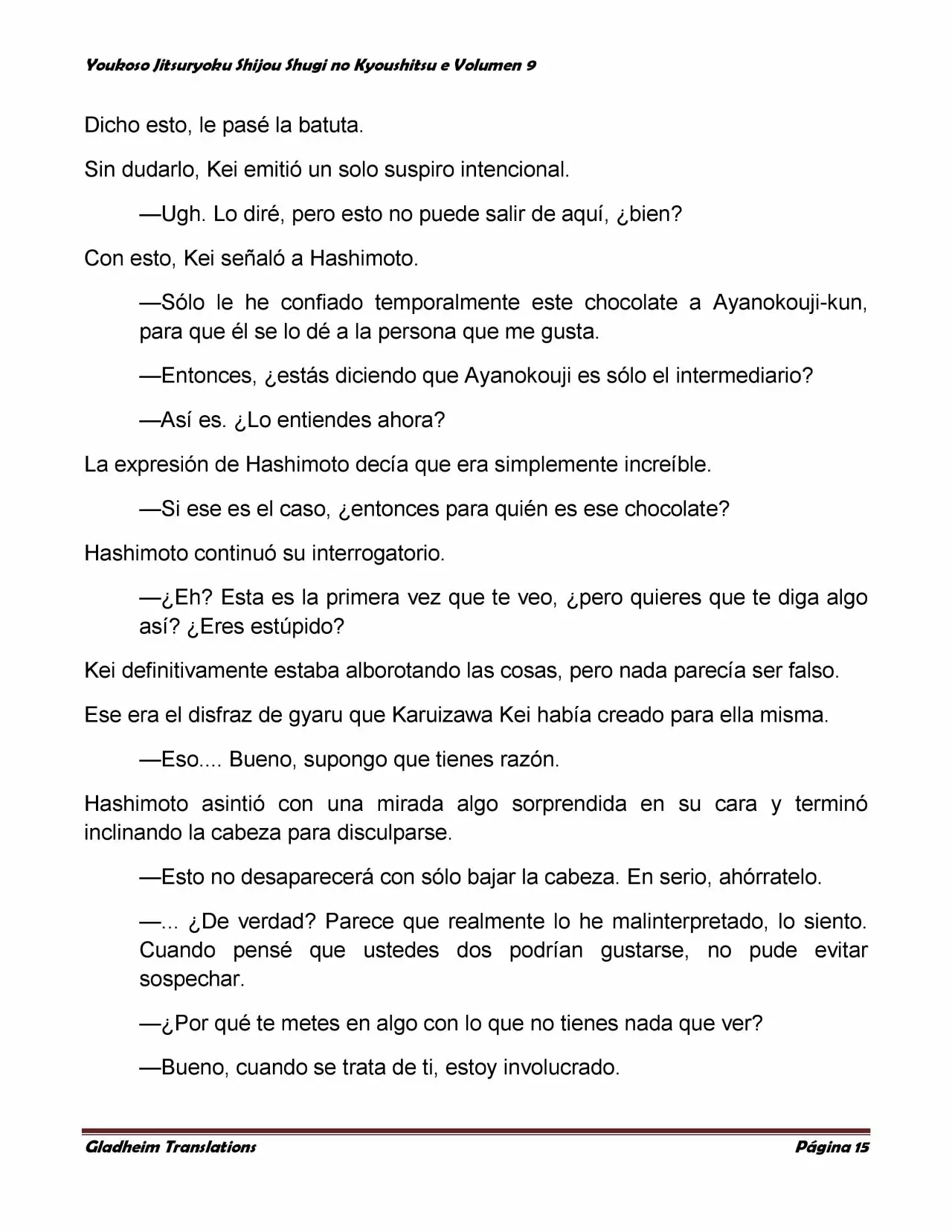 Página 15 del Manga