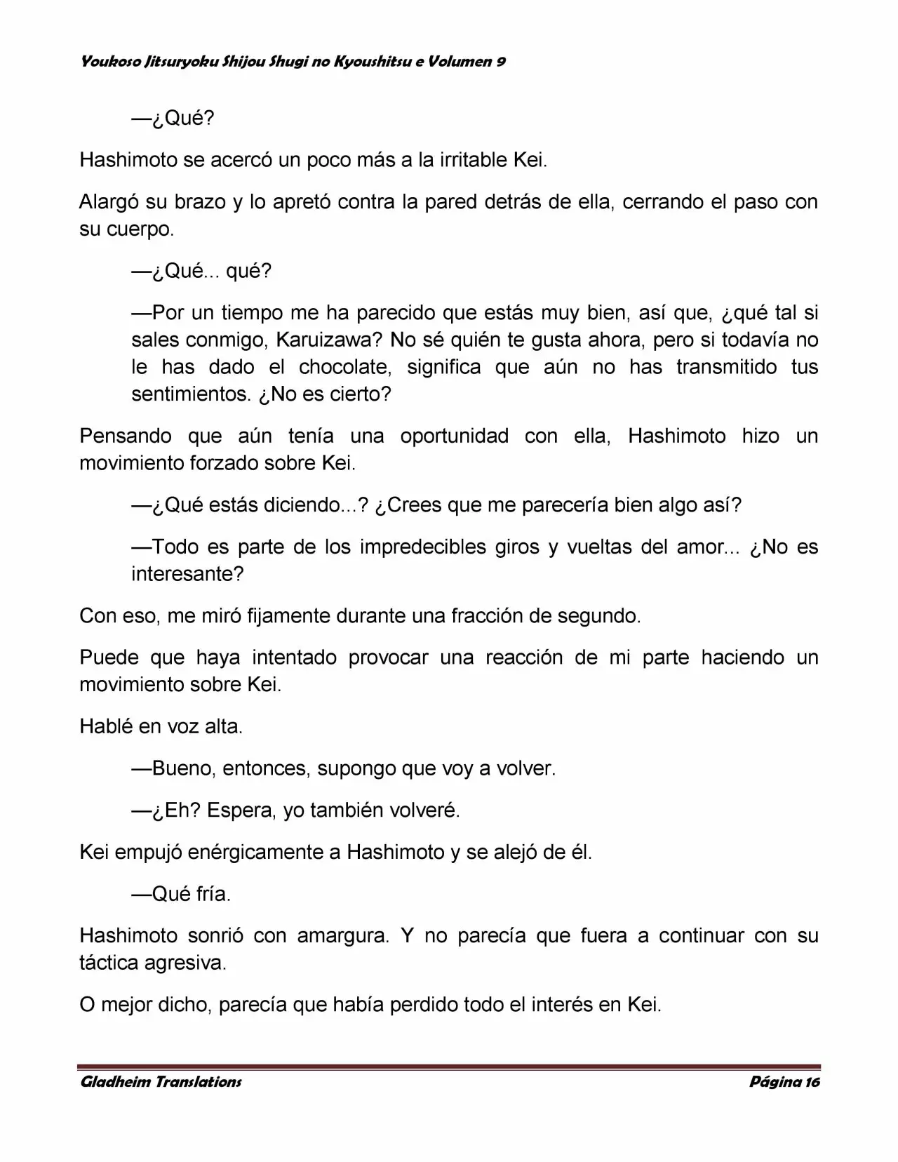 Página 16 del Manga