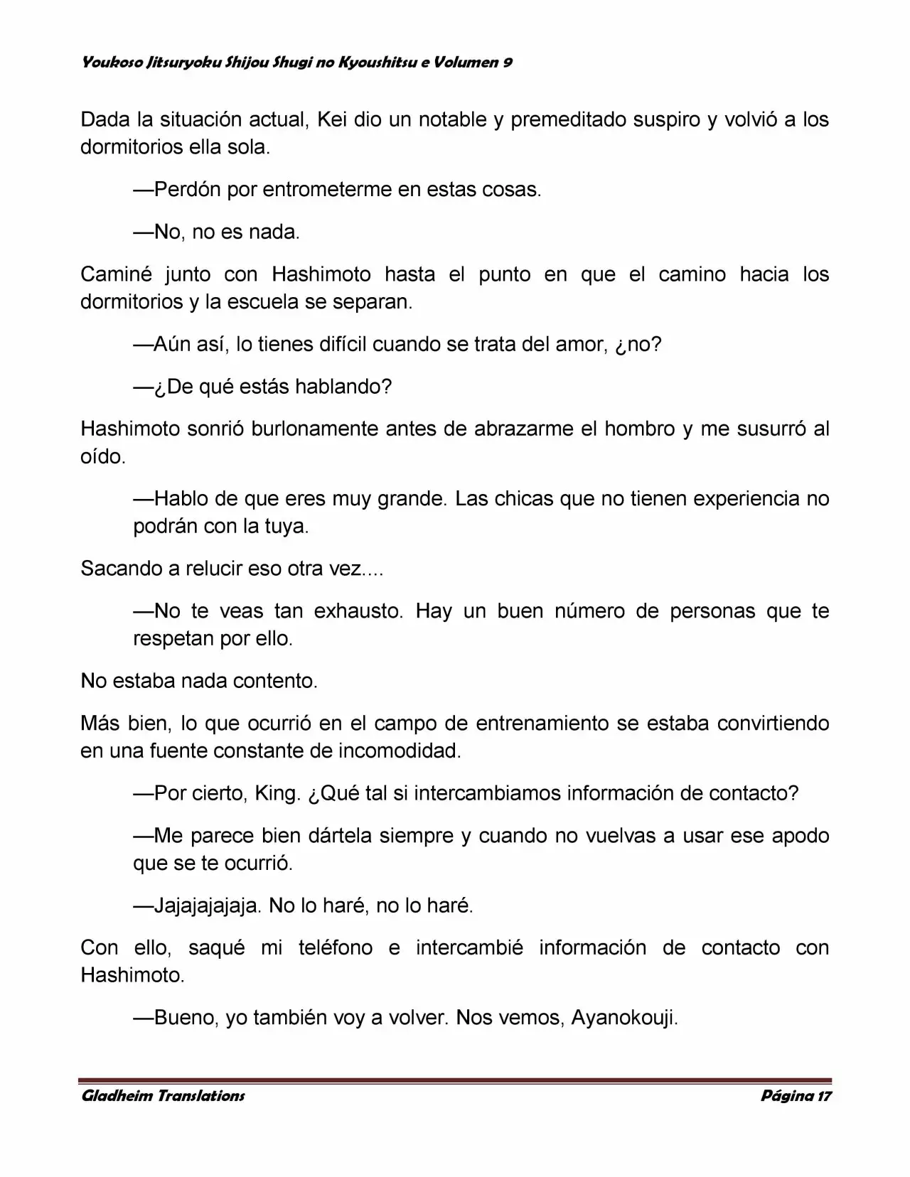 Página 17 del Manga