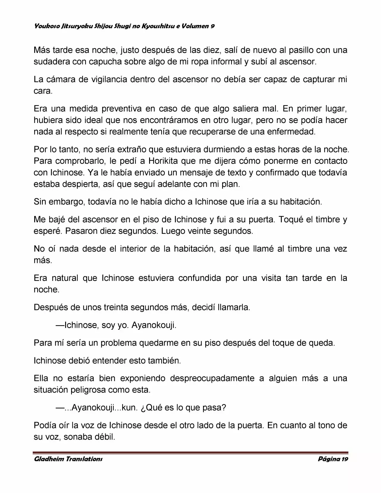 Página 19 del Manga