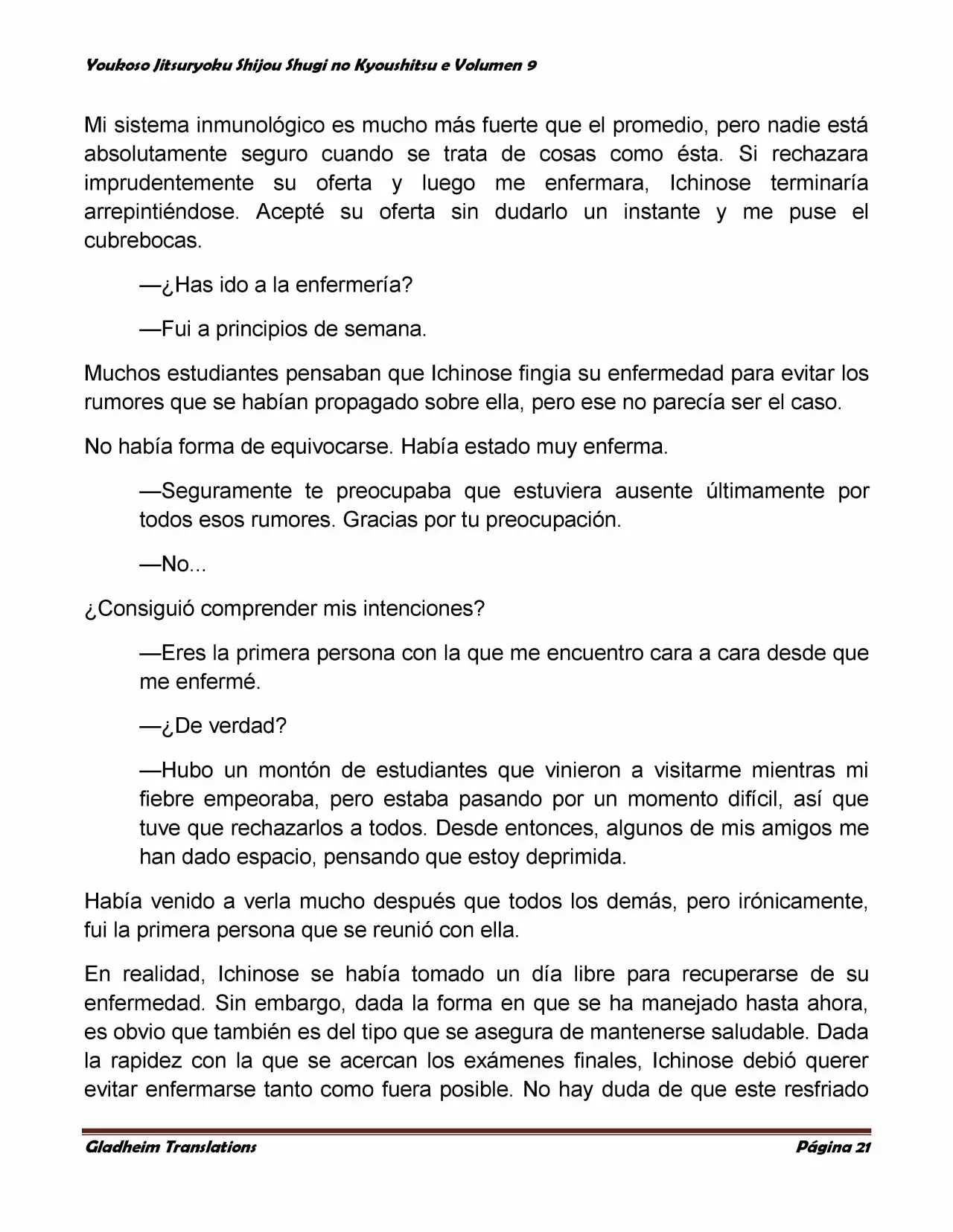 Página 21 del Manga