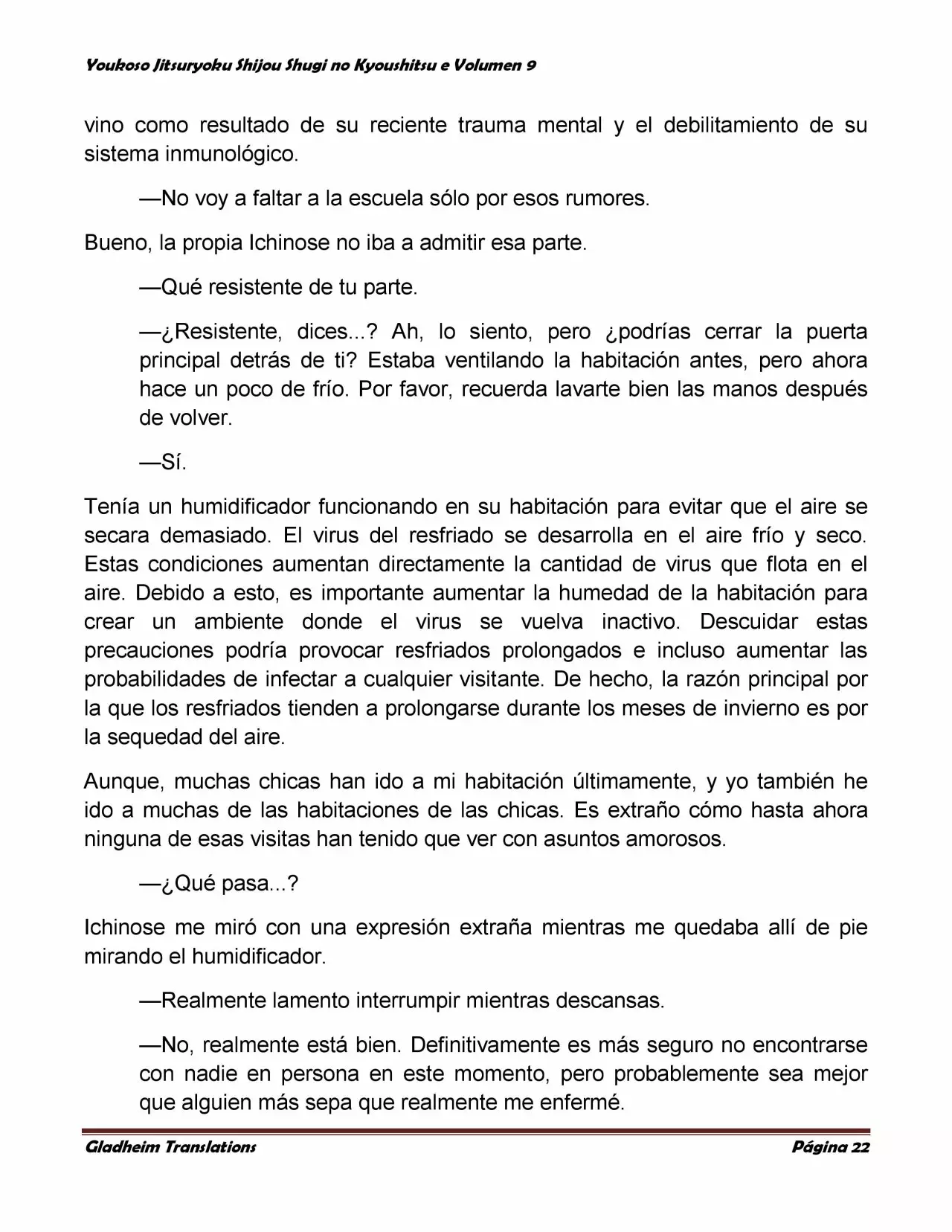 Página 22 del Manga