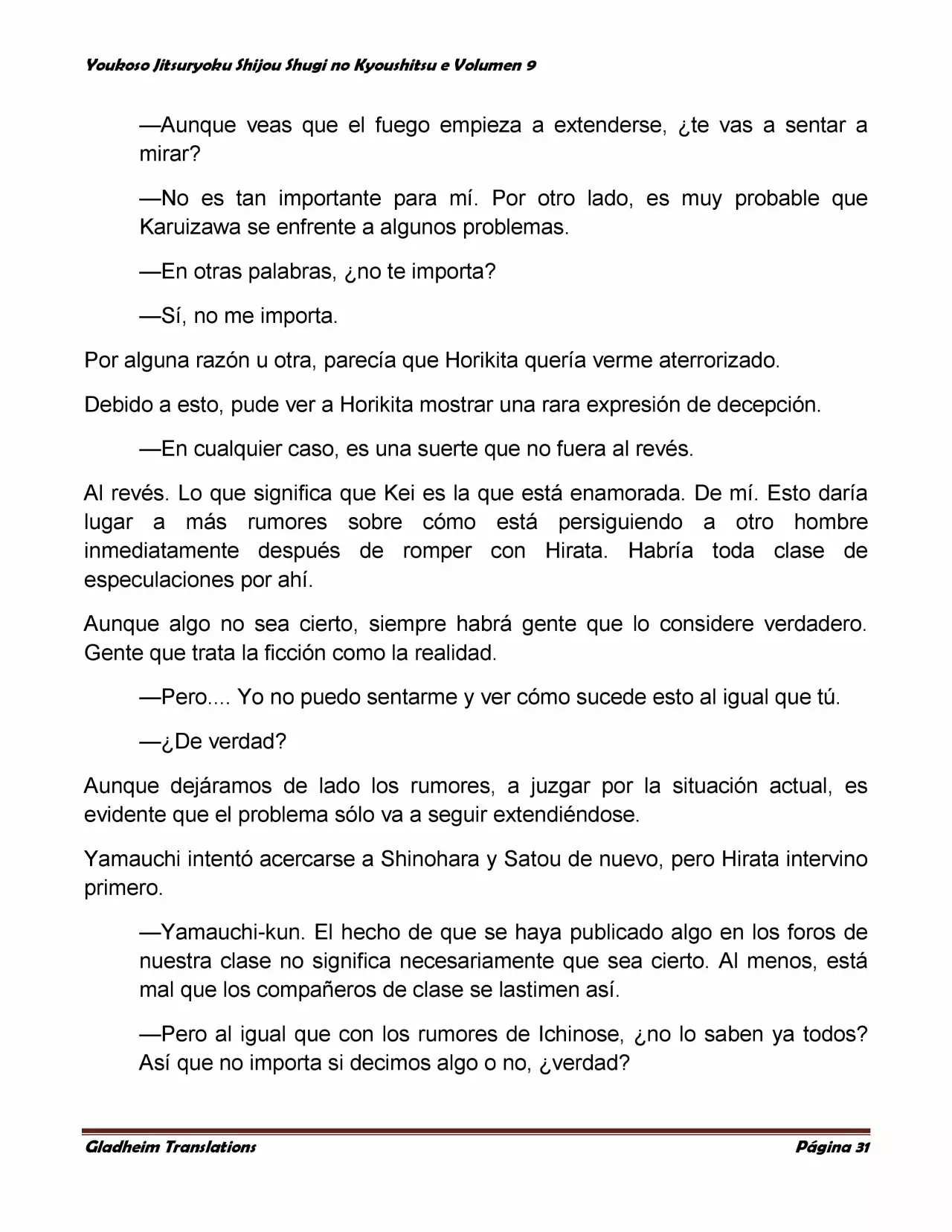 Página 31 del Manga