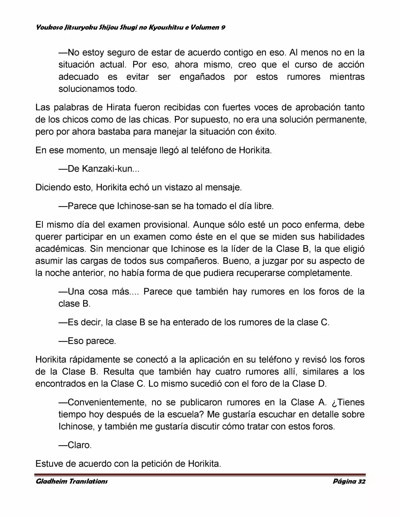 Página 32 del Manga