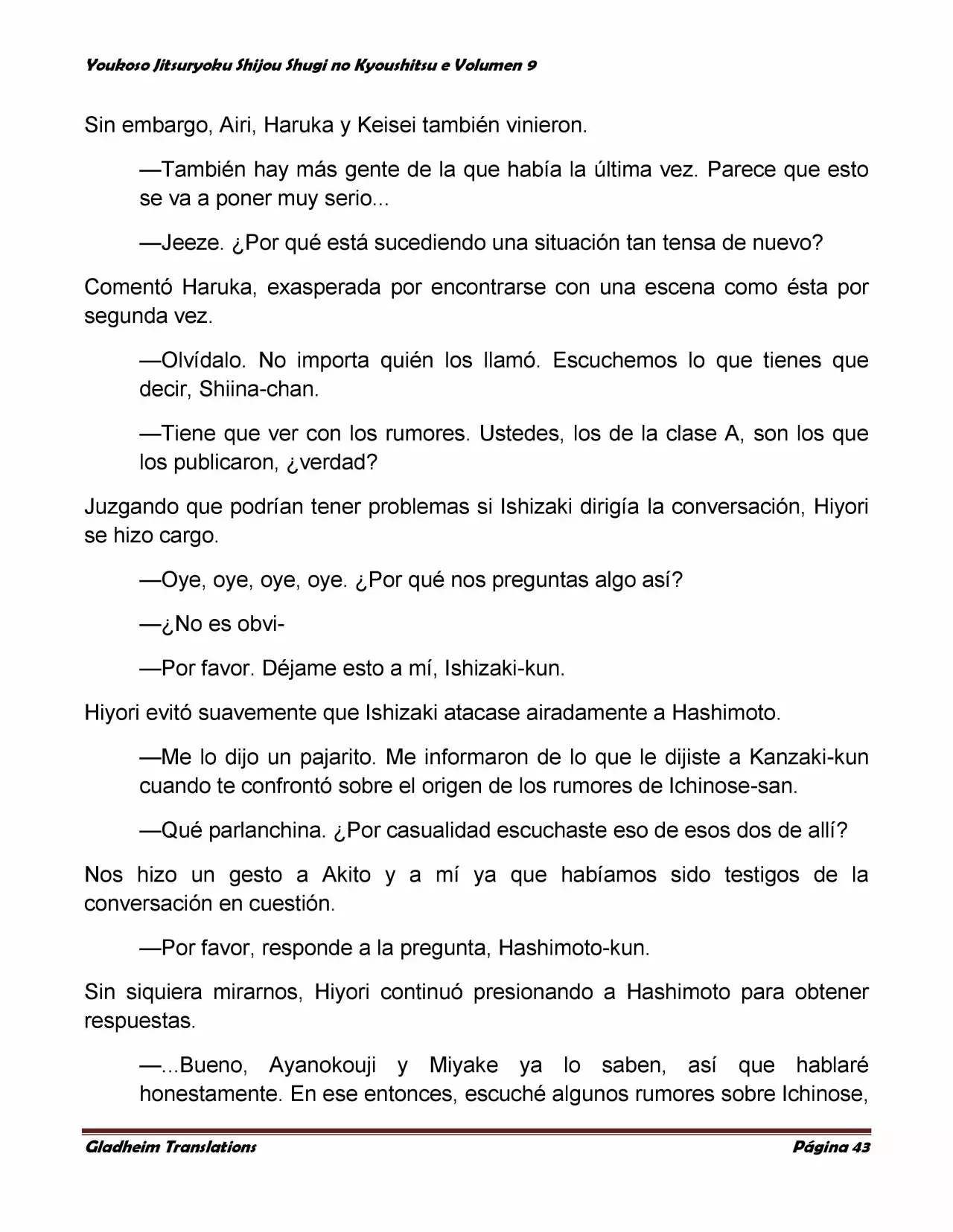 Página 43 del Manga