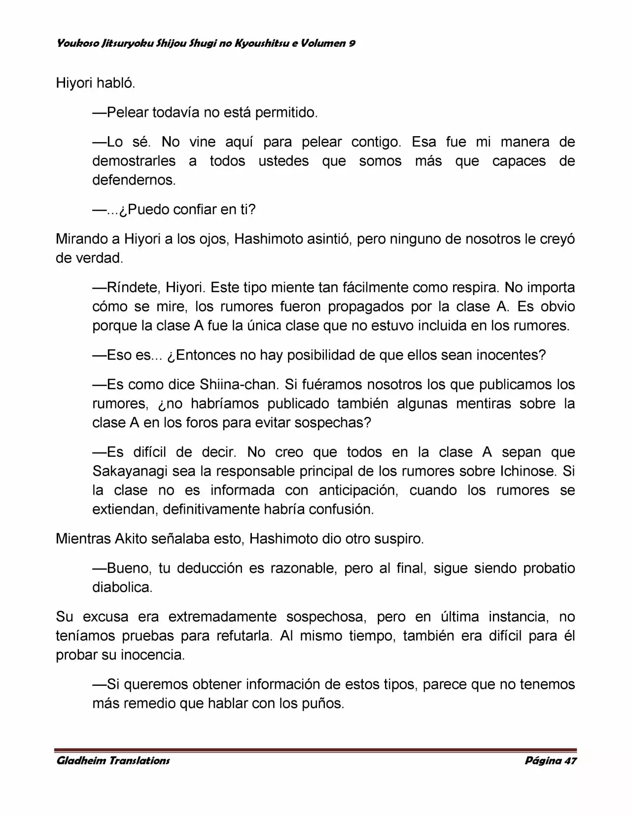 Página 47 del Manga