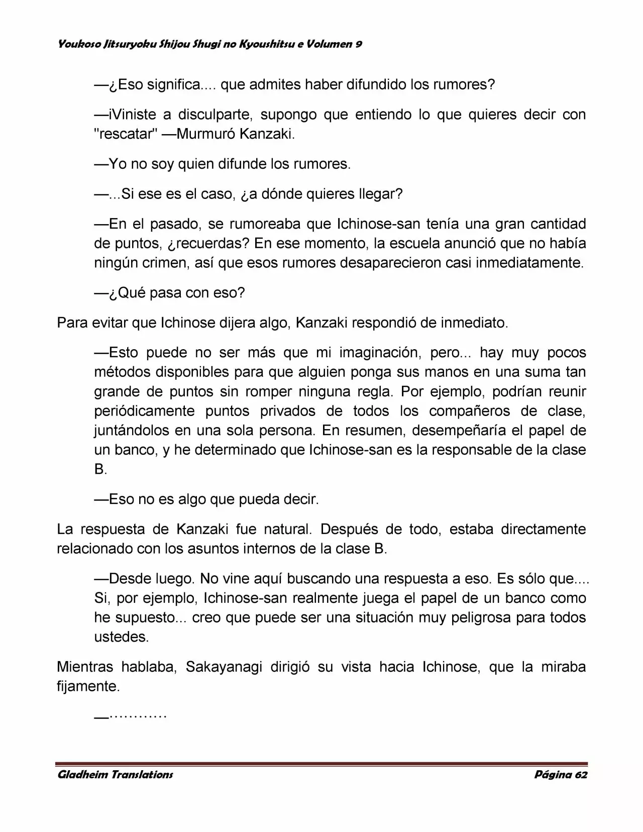 Página 62 del Manga