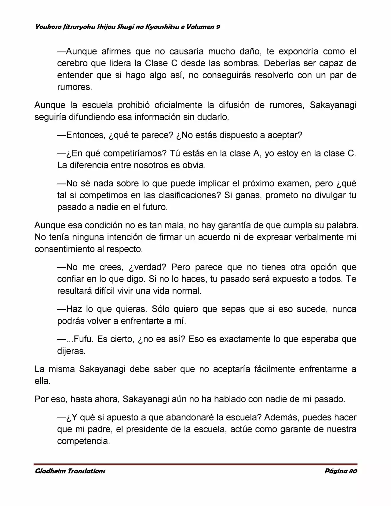 Página 80 del Manga