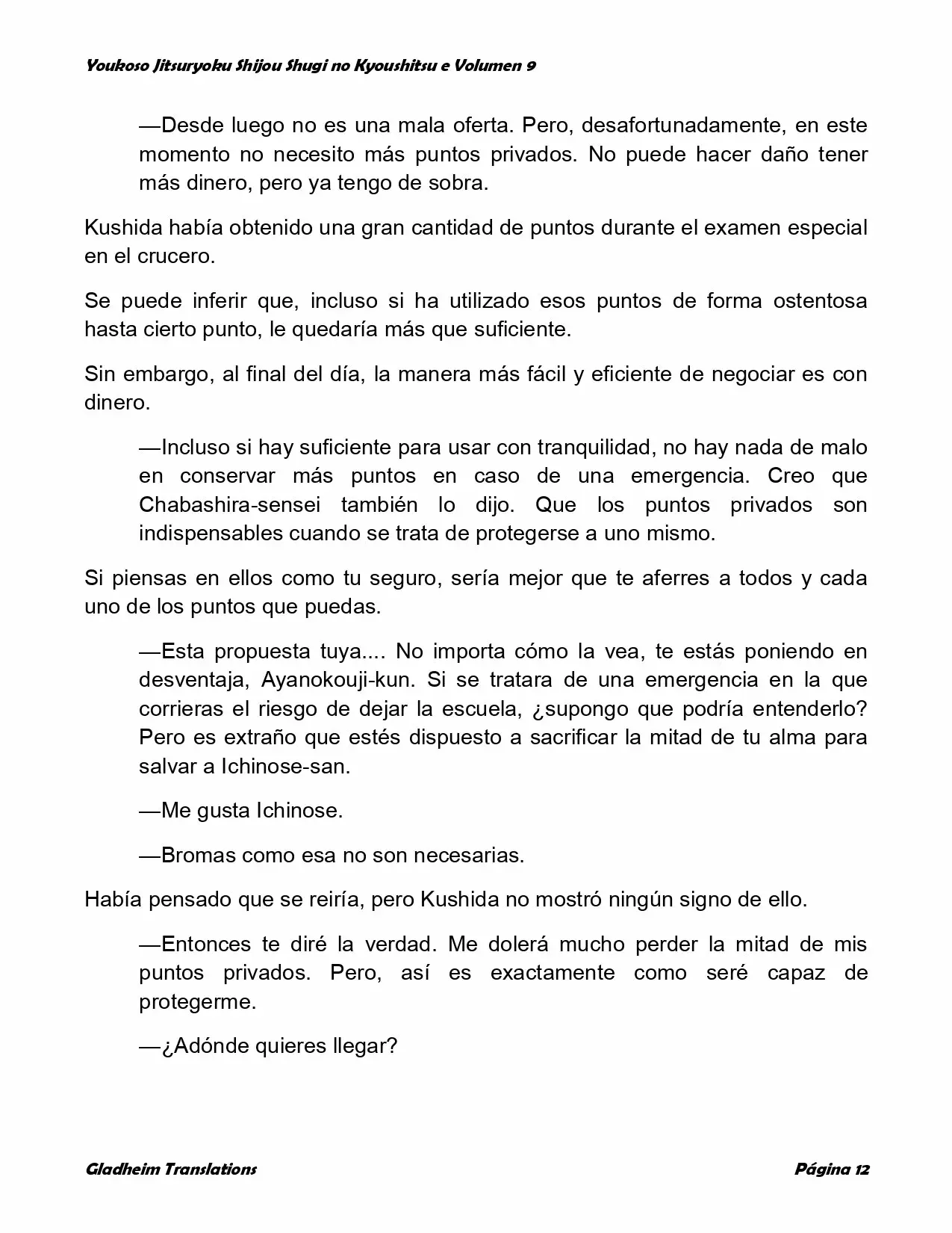 Página 12 del Manga