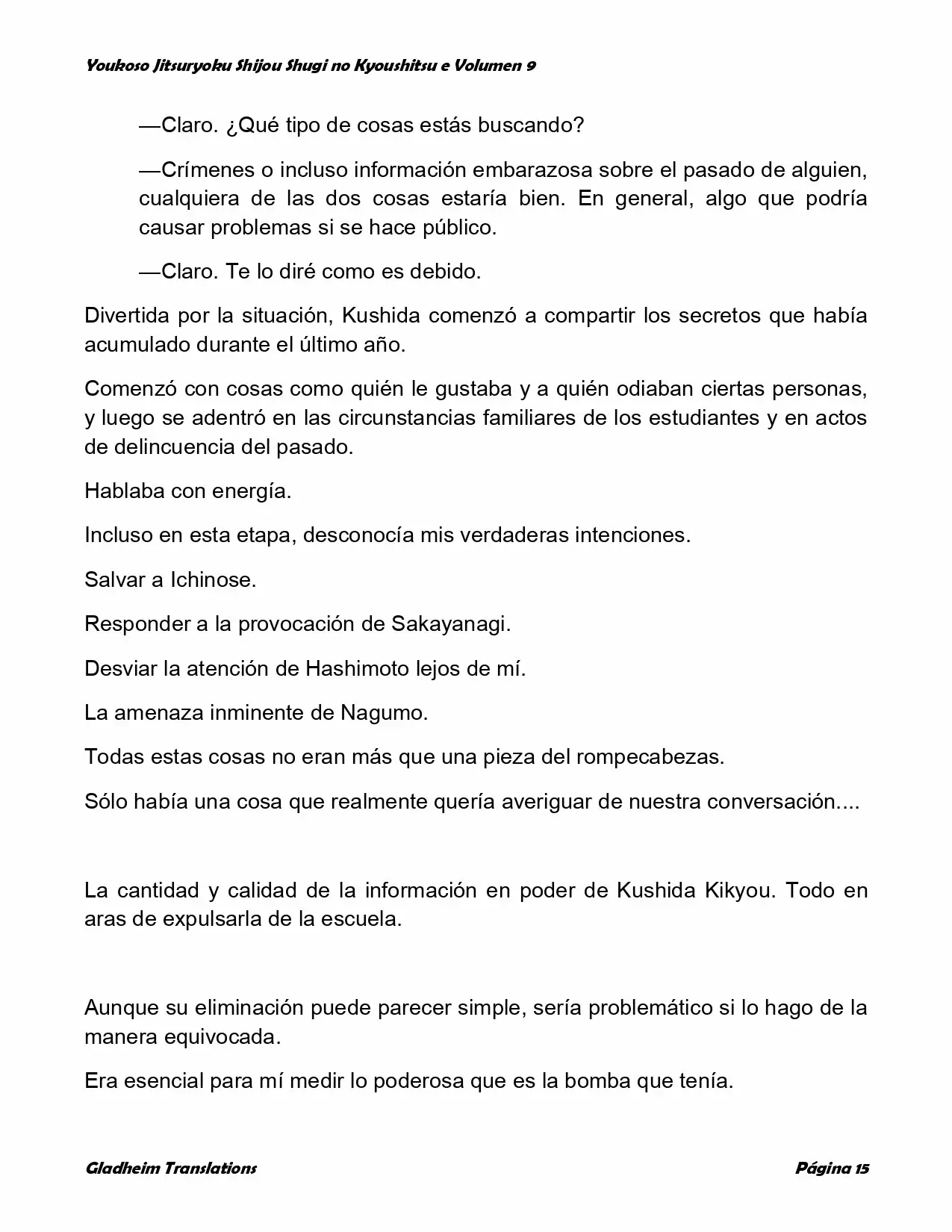 Página 15 del Manga