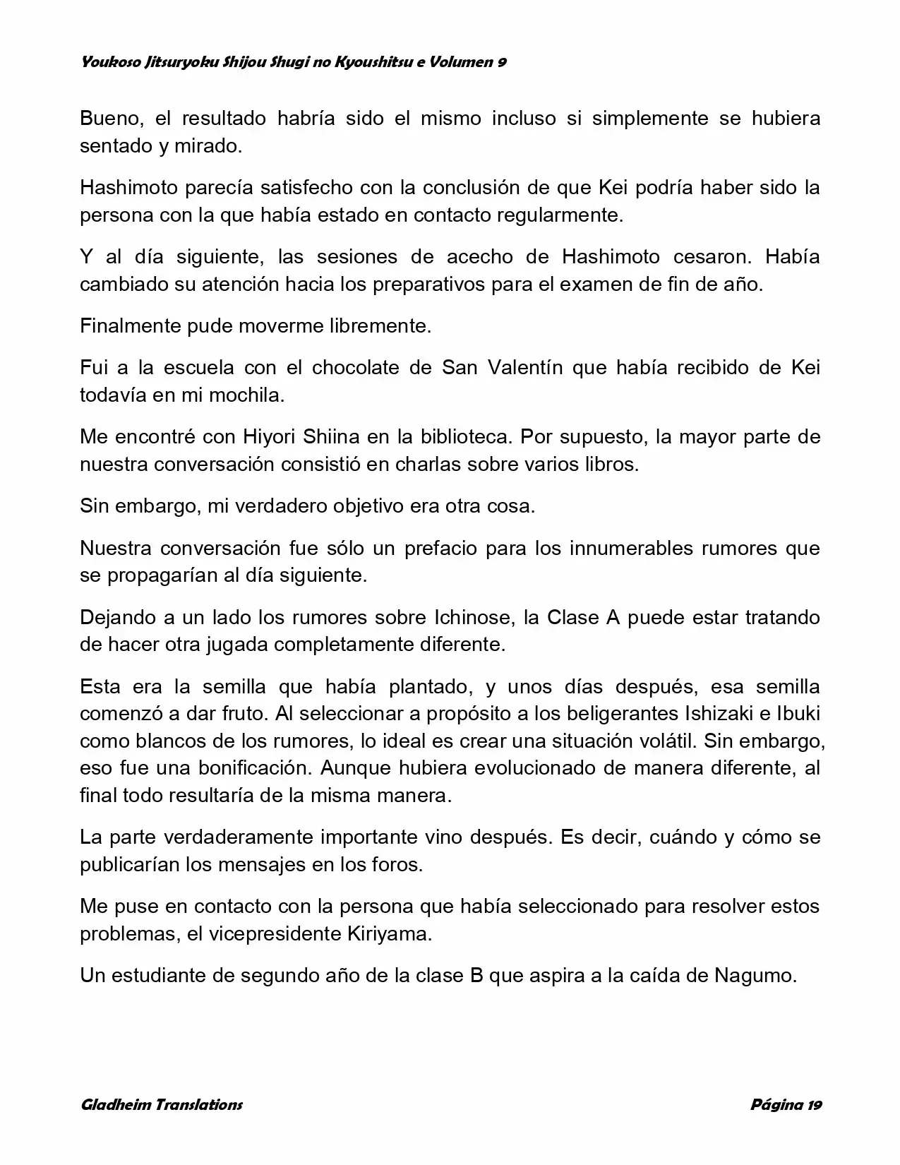 Página 19 del Manga