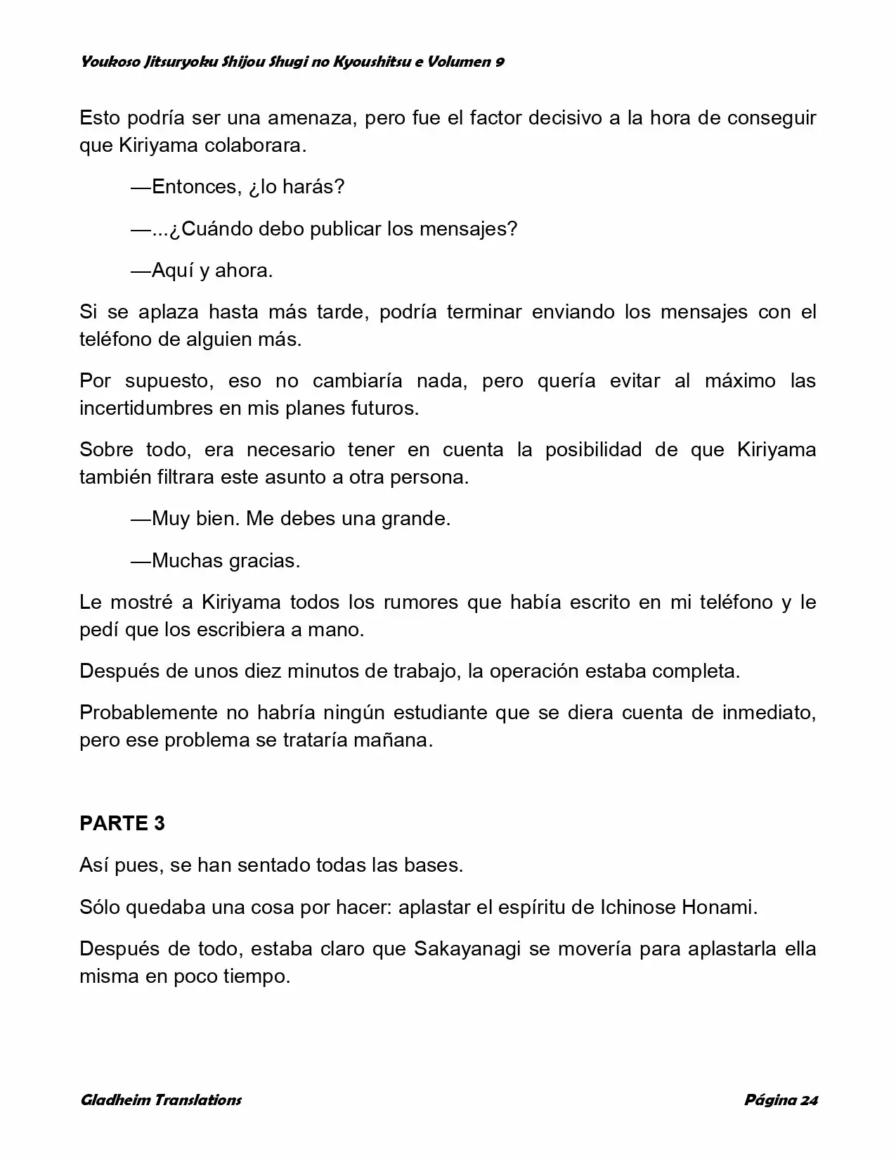 Página 24 del Manga