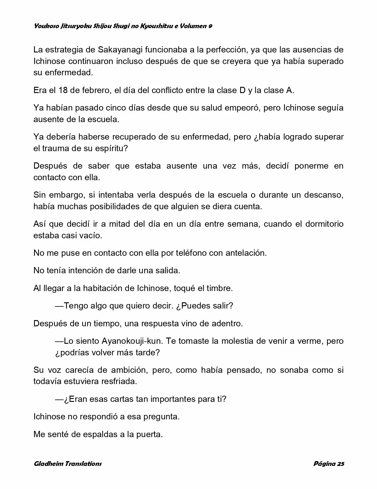 Página 25 del Manga