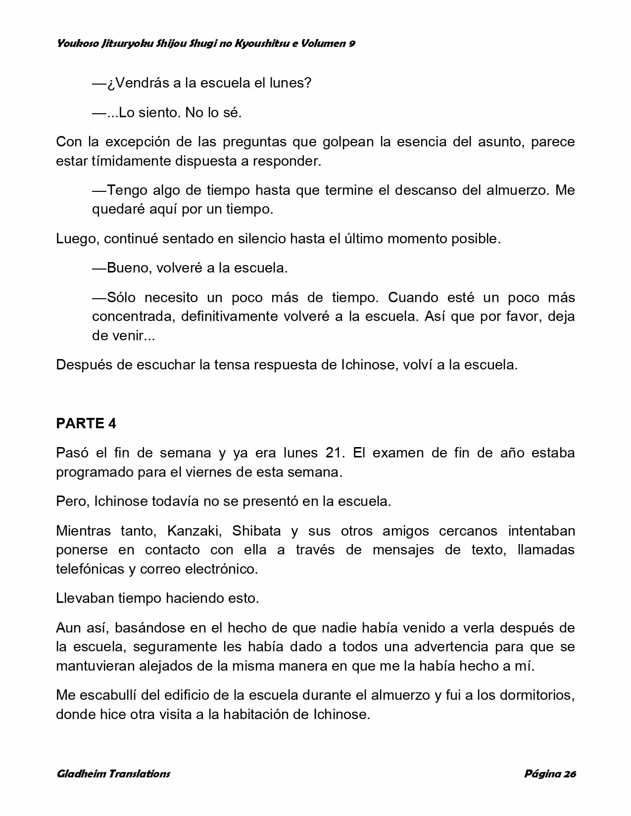 Página 26 del Manga