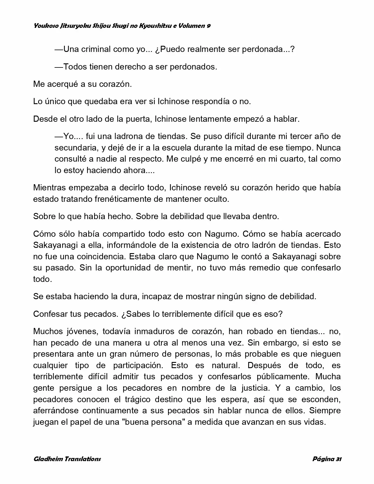 Página 31 del Manga