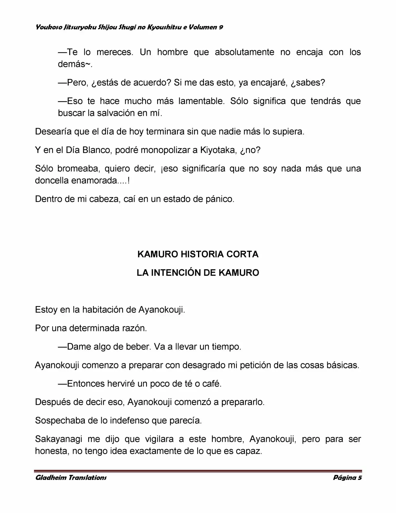 Página 5 del Manga