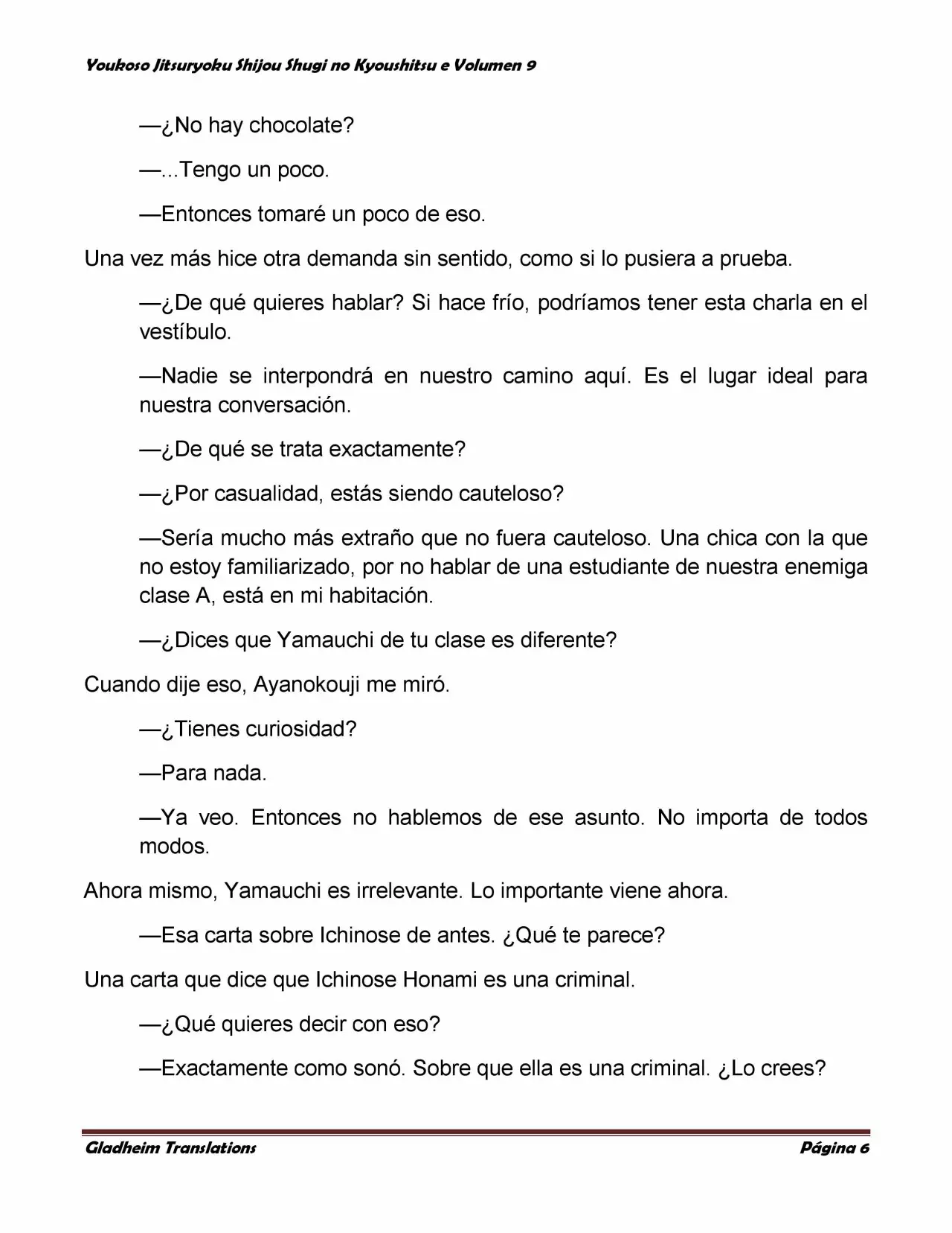 Página 6 del Manga