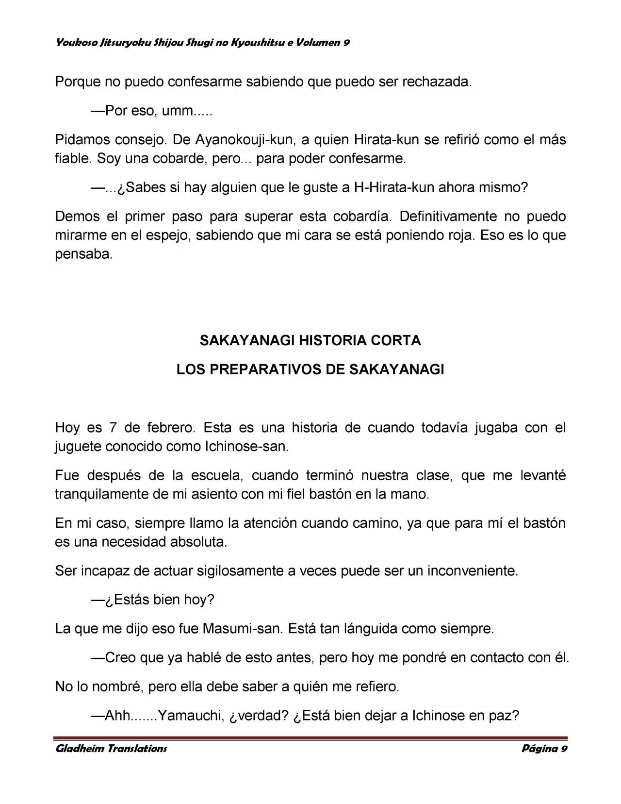 Página 9 del Manga