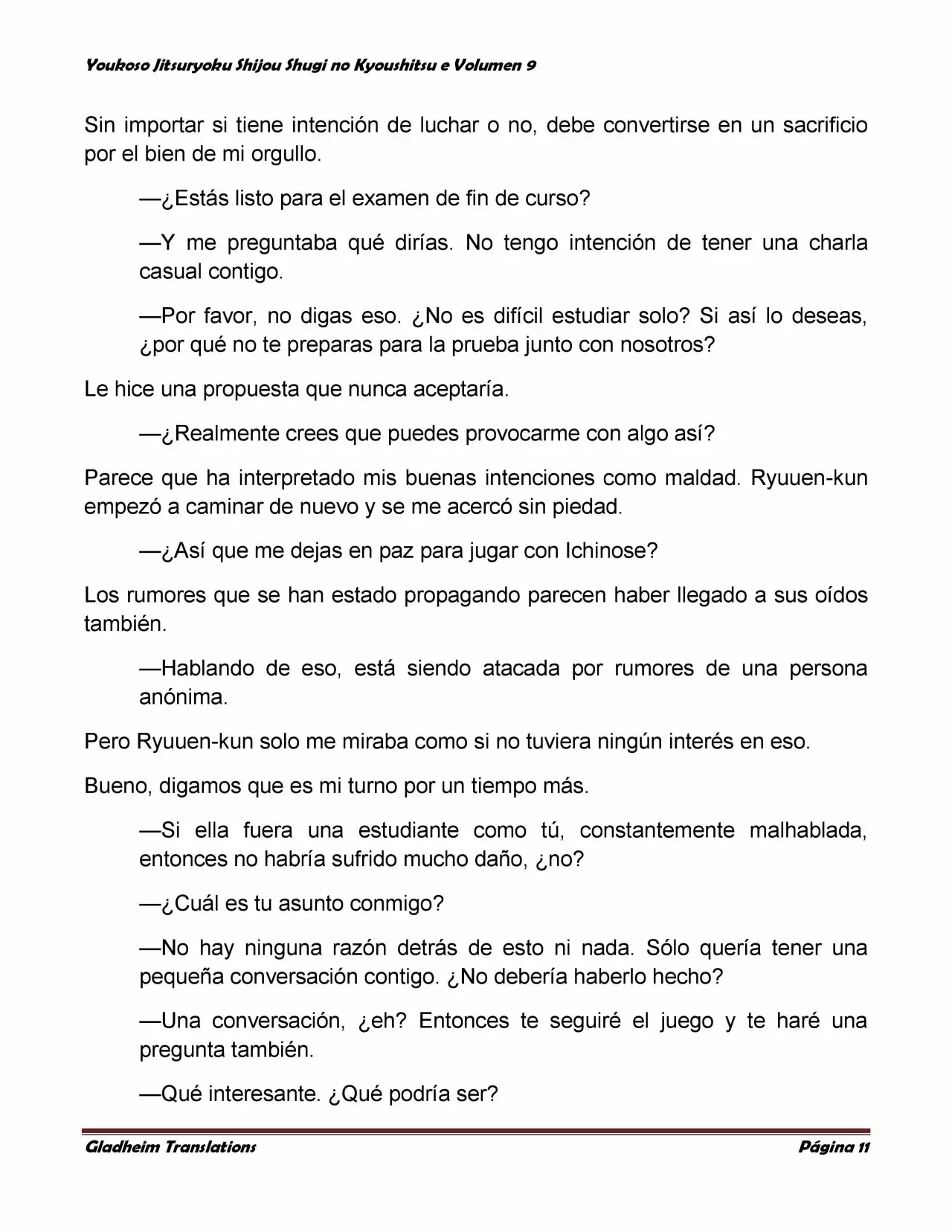 Página 11 del Manga