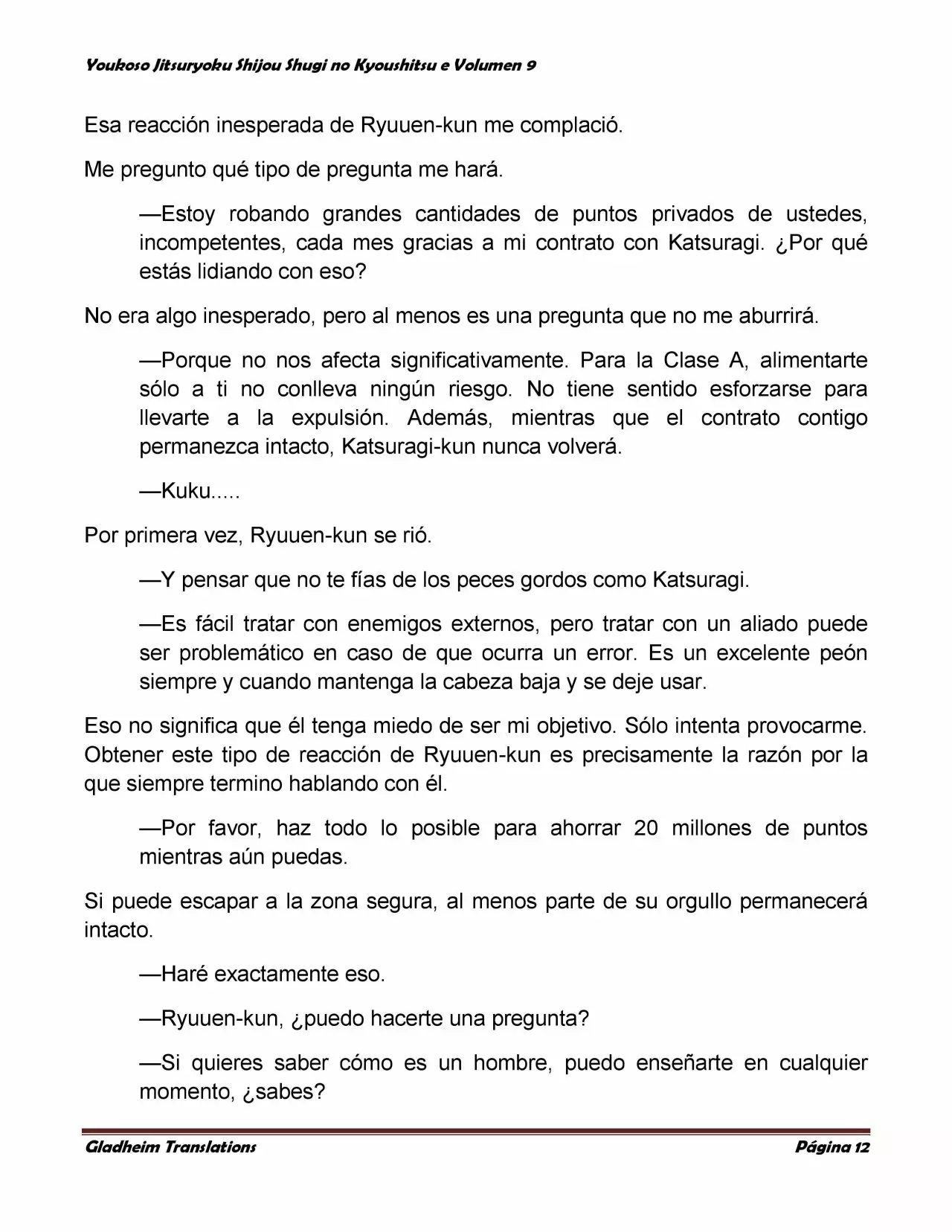 Página 12 del Manga