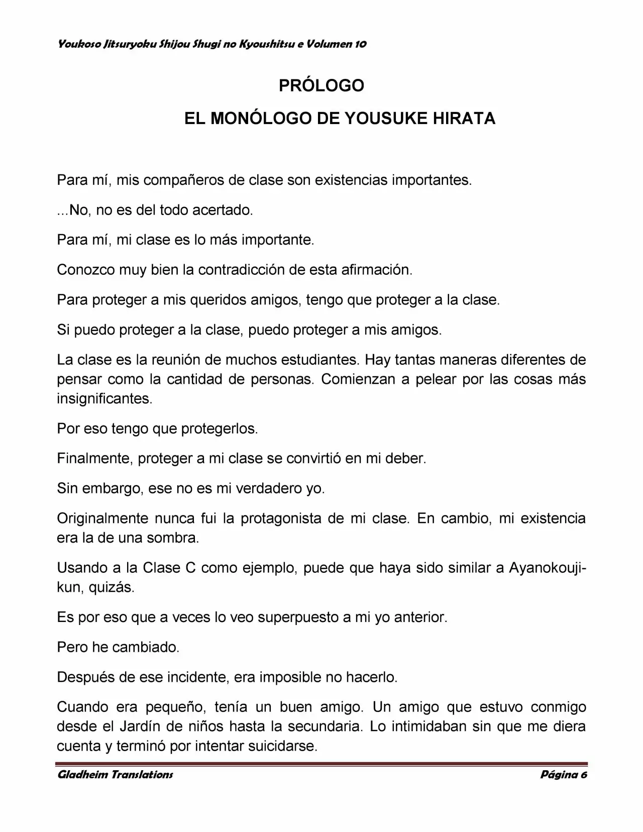 Página 6 del Manga