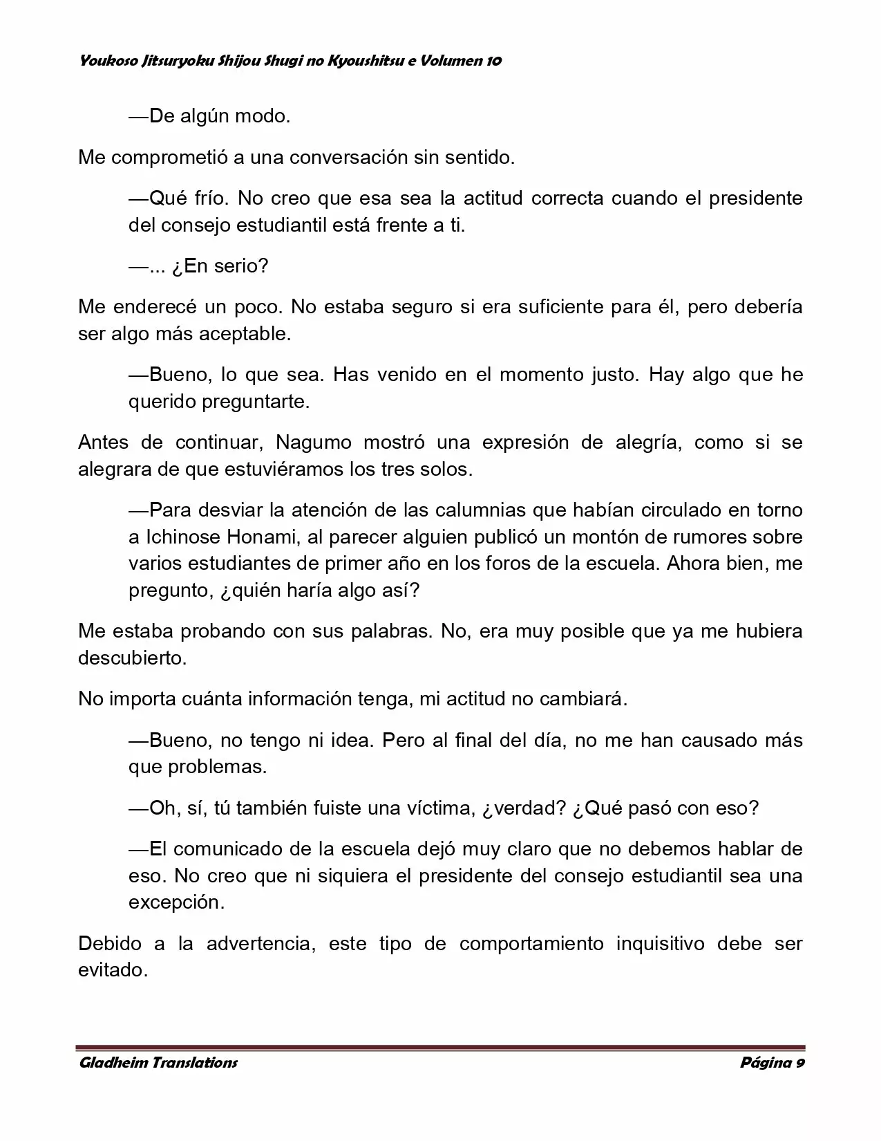 Página 9 del Manga